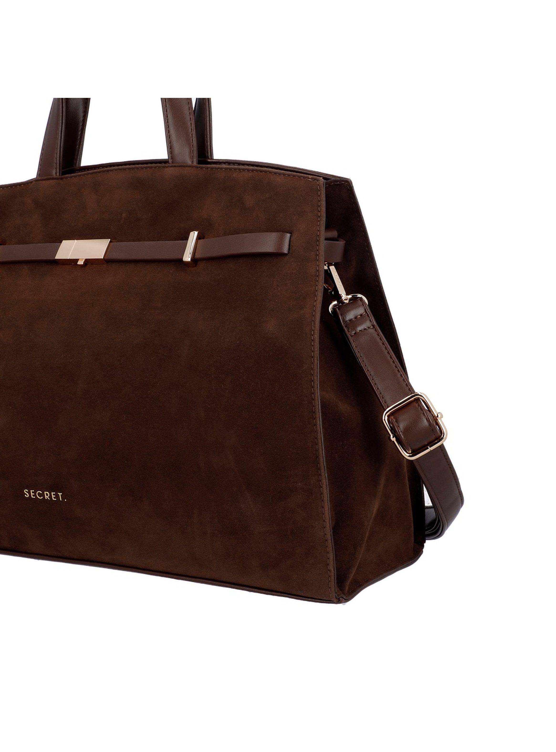 Cartera Tote Secret Etiopia SC7 Mediana Café-4