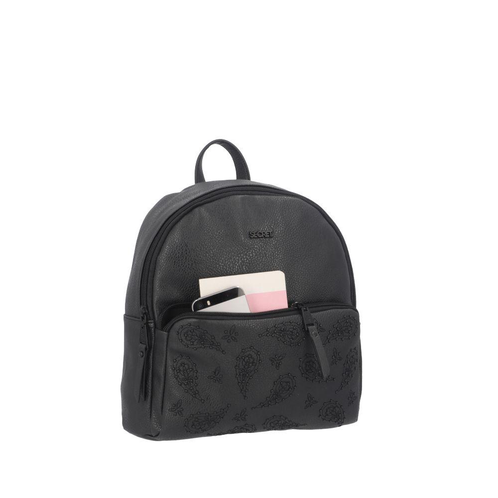 Mochila Oxford Casual Negro Secret M-8