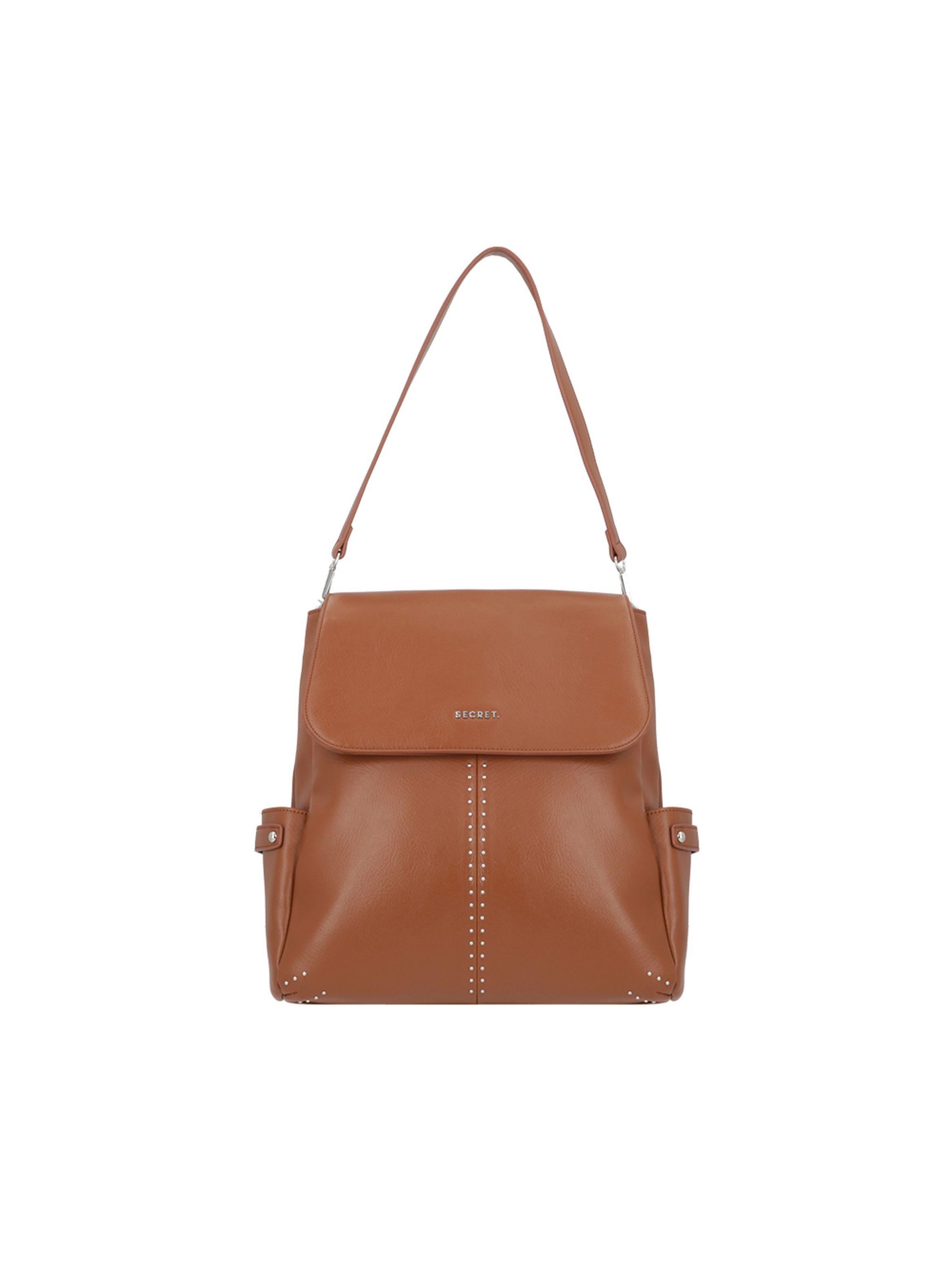 Mochila Secret España SS25 L Café Medio-0