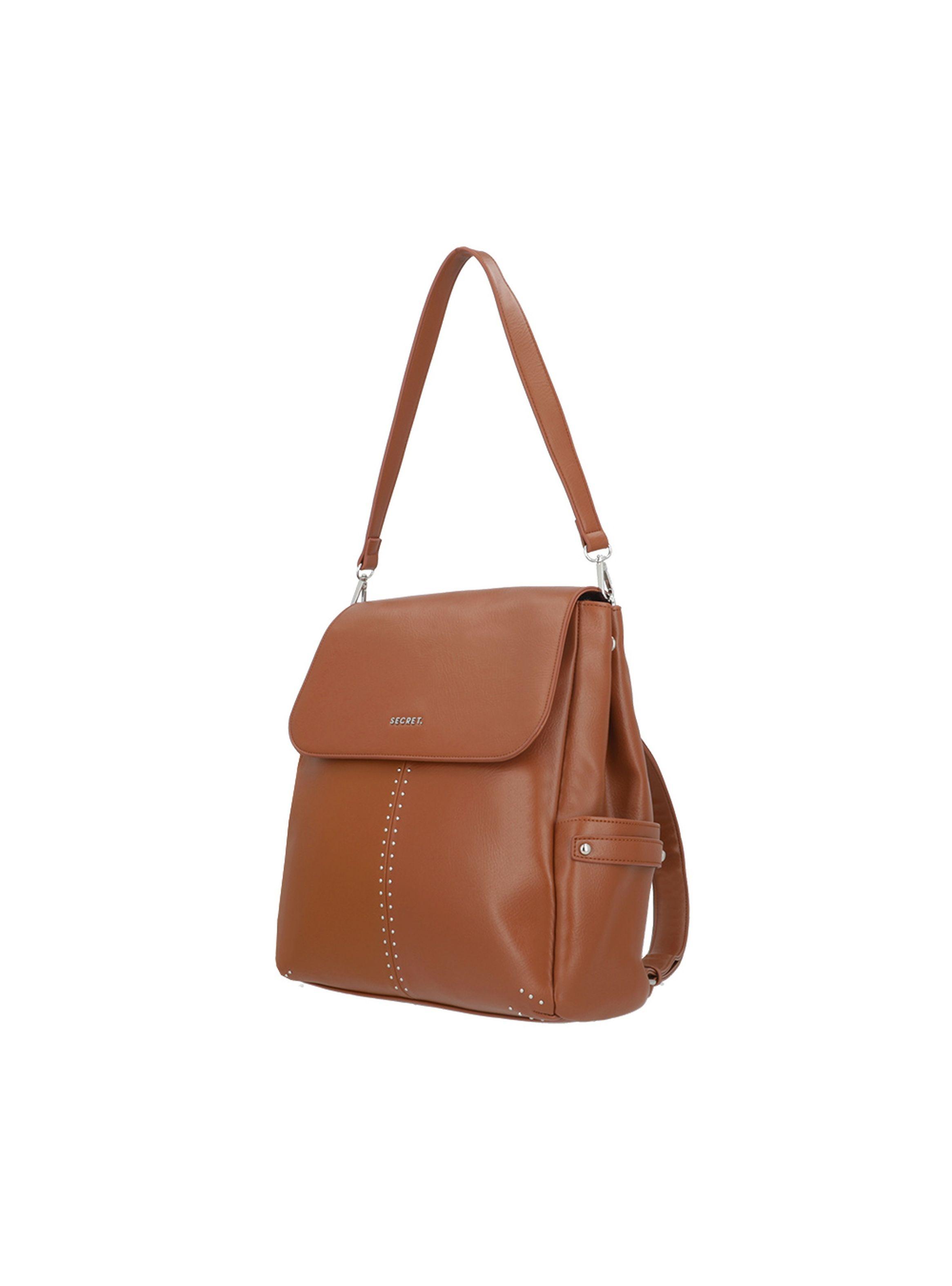 Mochila Secret España SS25 L Café Medio-1
