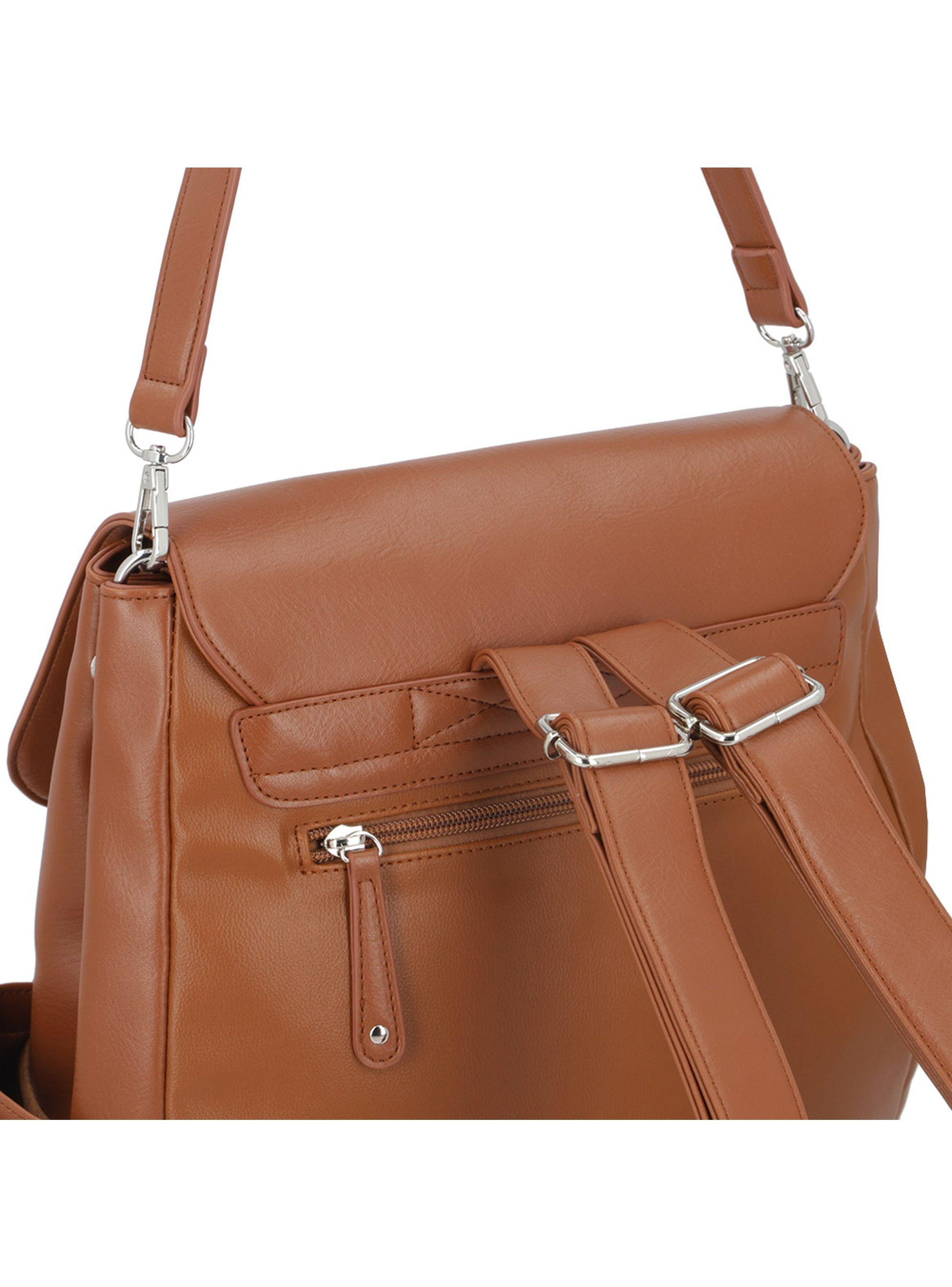 Mochila Secret España SS25 L Café Medio-4