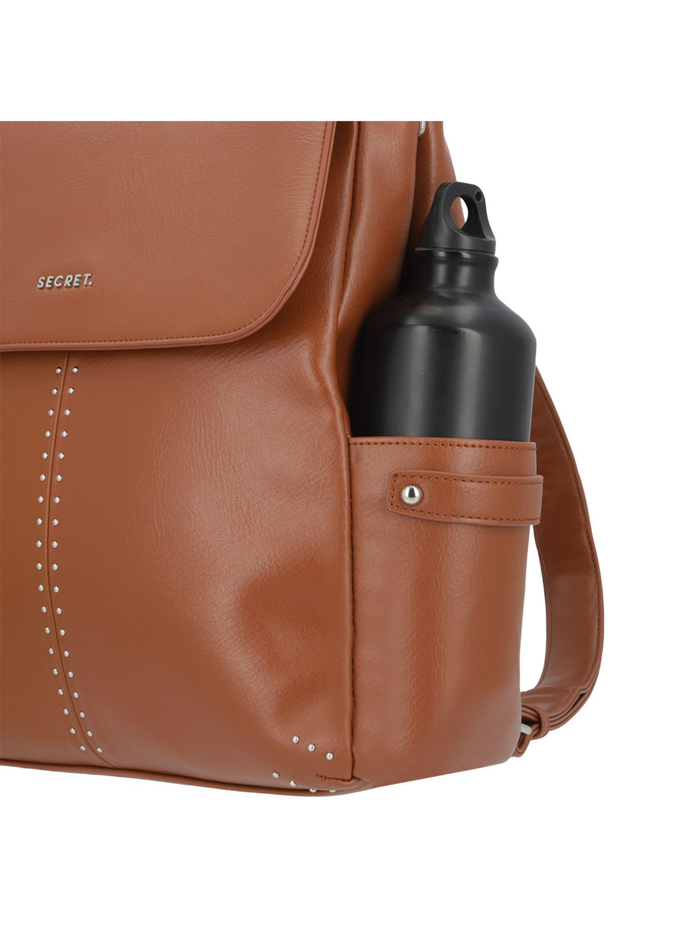 Mochila Secret España SS25 L Café Medio-5