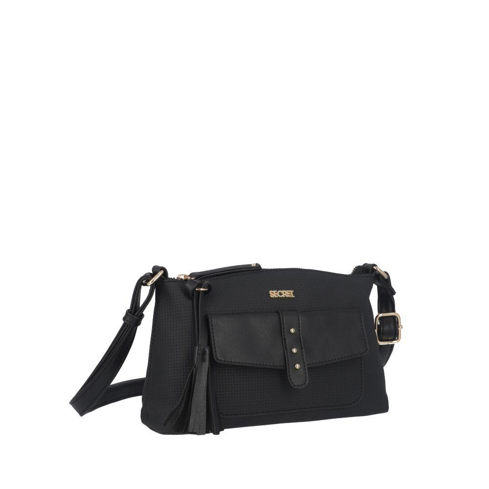Cartera Parma Casual Negro Secret S-2