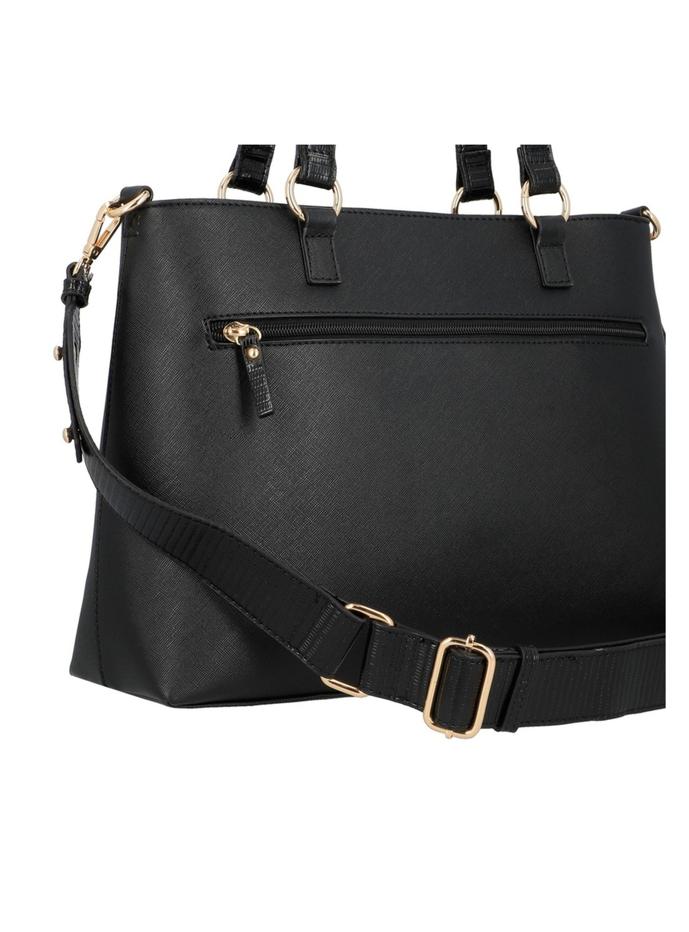 Cartera Tote Secret Albacete FW25 L Negro-4