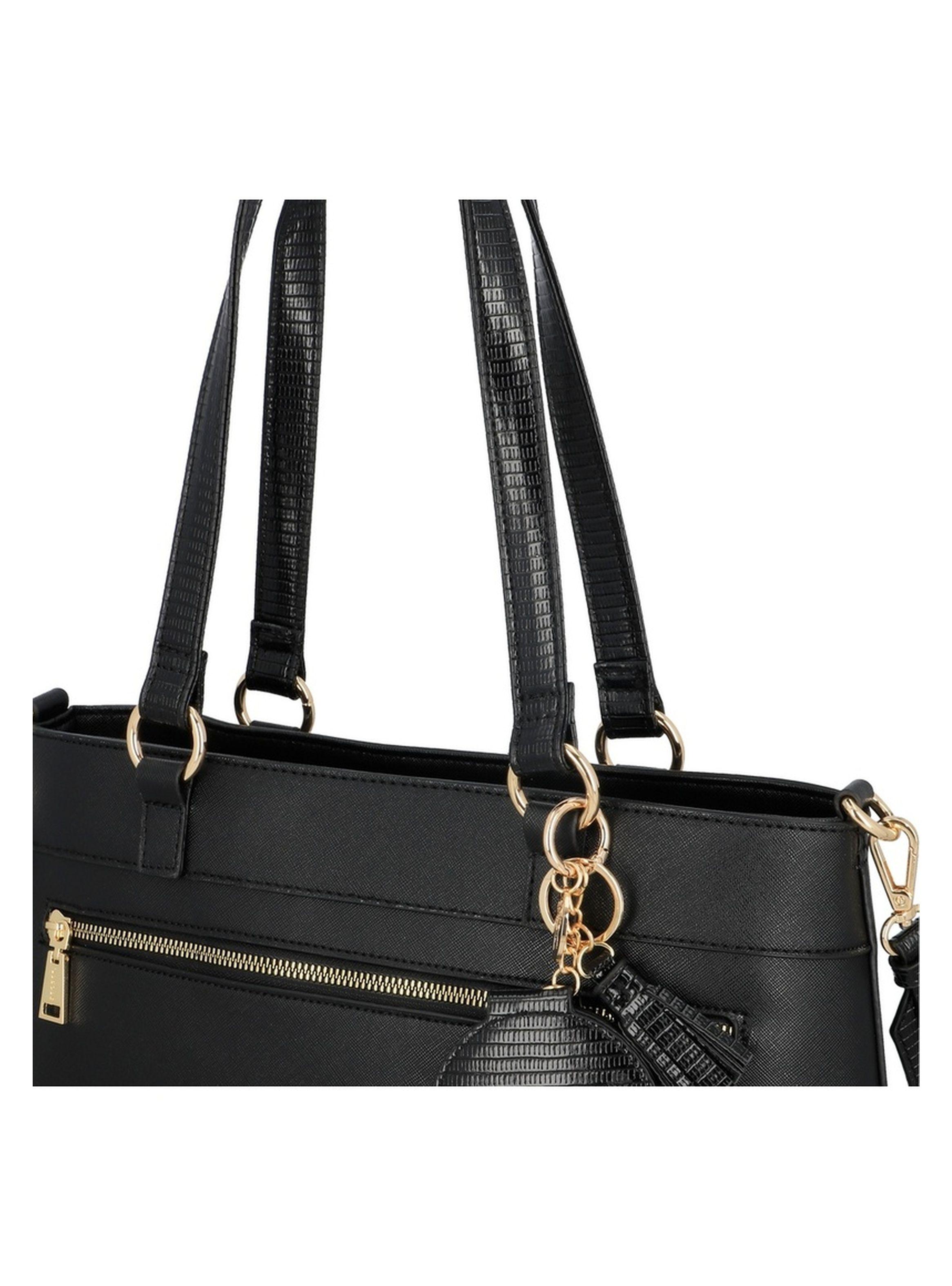 Cartera Tote Secret Albacete FW25 L Negro-5