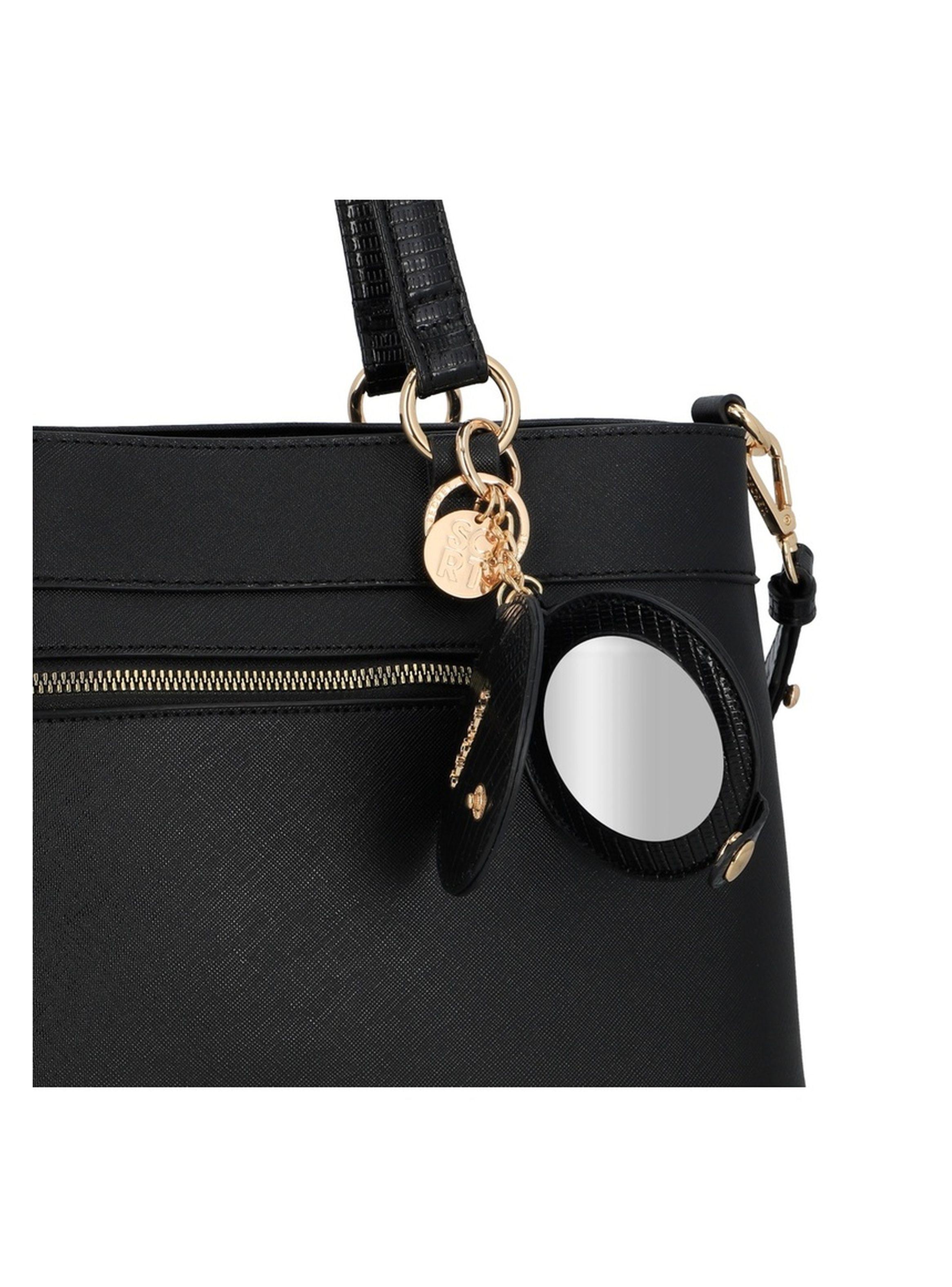 Cartera Tote Secret Albacete FW25 L Negro-7