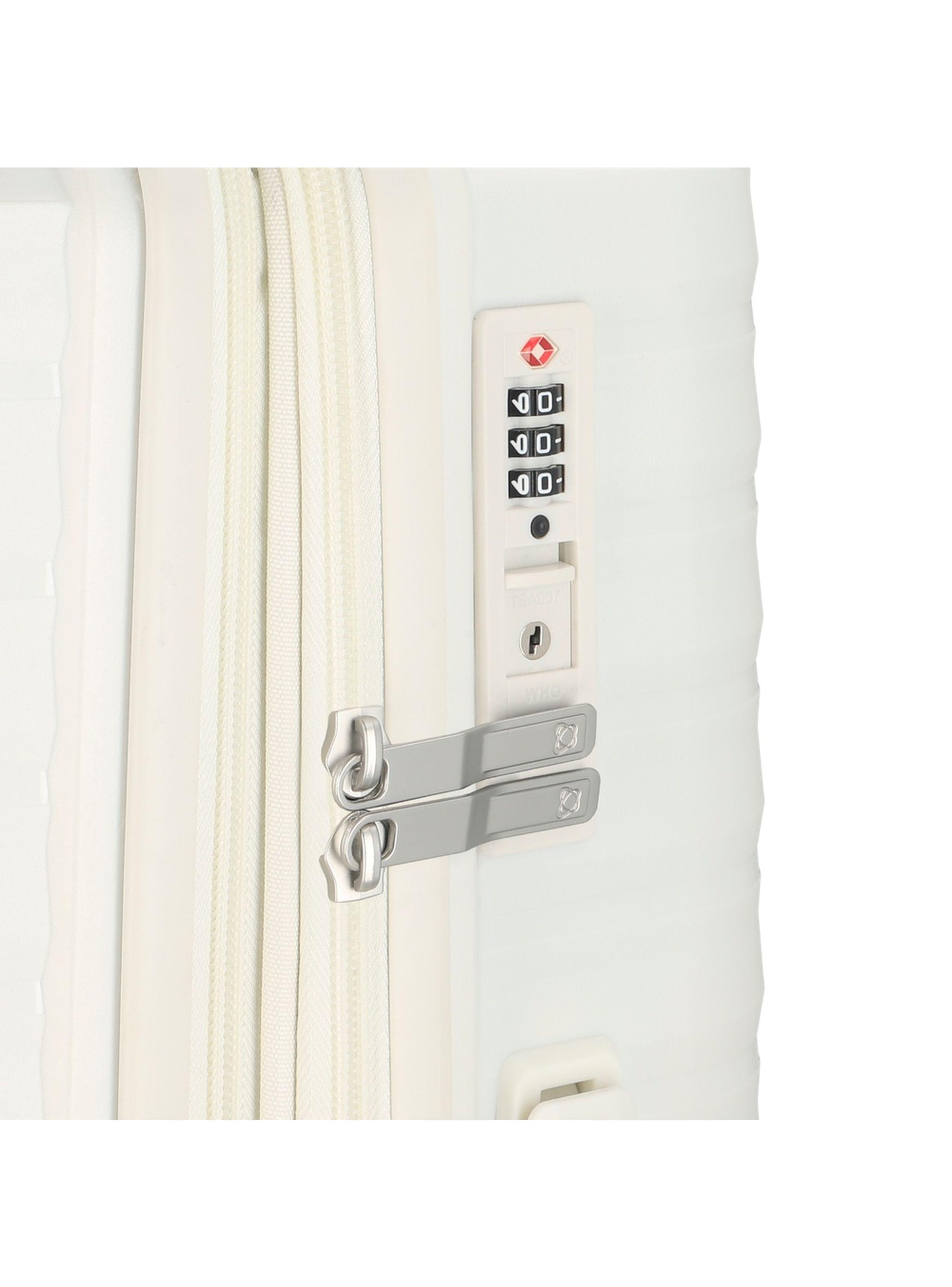 Maleta Grande Saxoline Titanium Blanco-9
