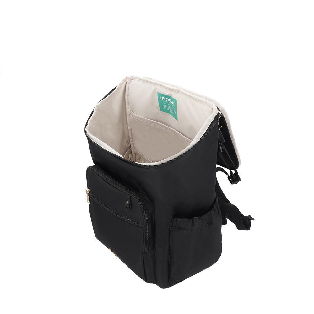 Mochila maternal Parentpack con mudador negra-2