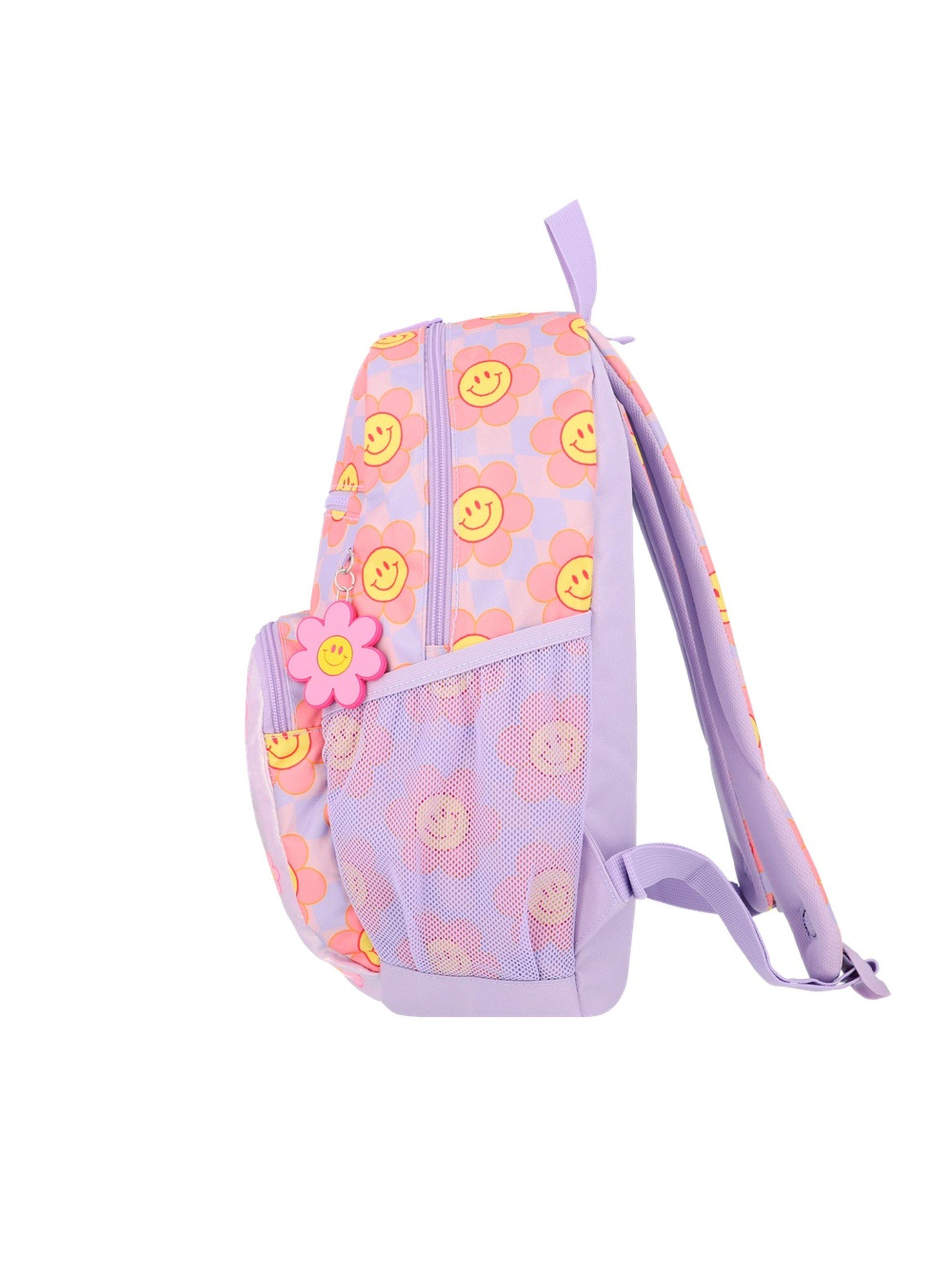 Mochila Xtrem Bolt 6XT Flores Lila-4