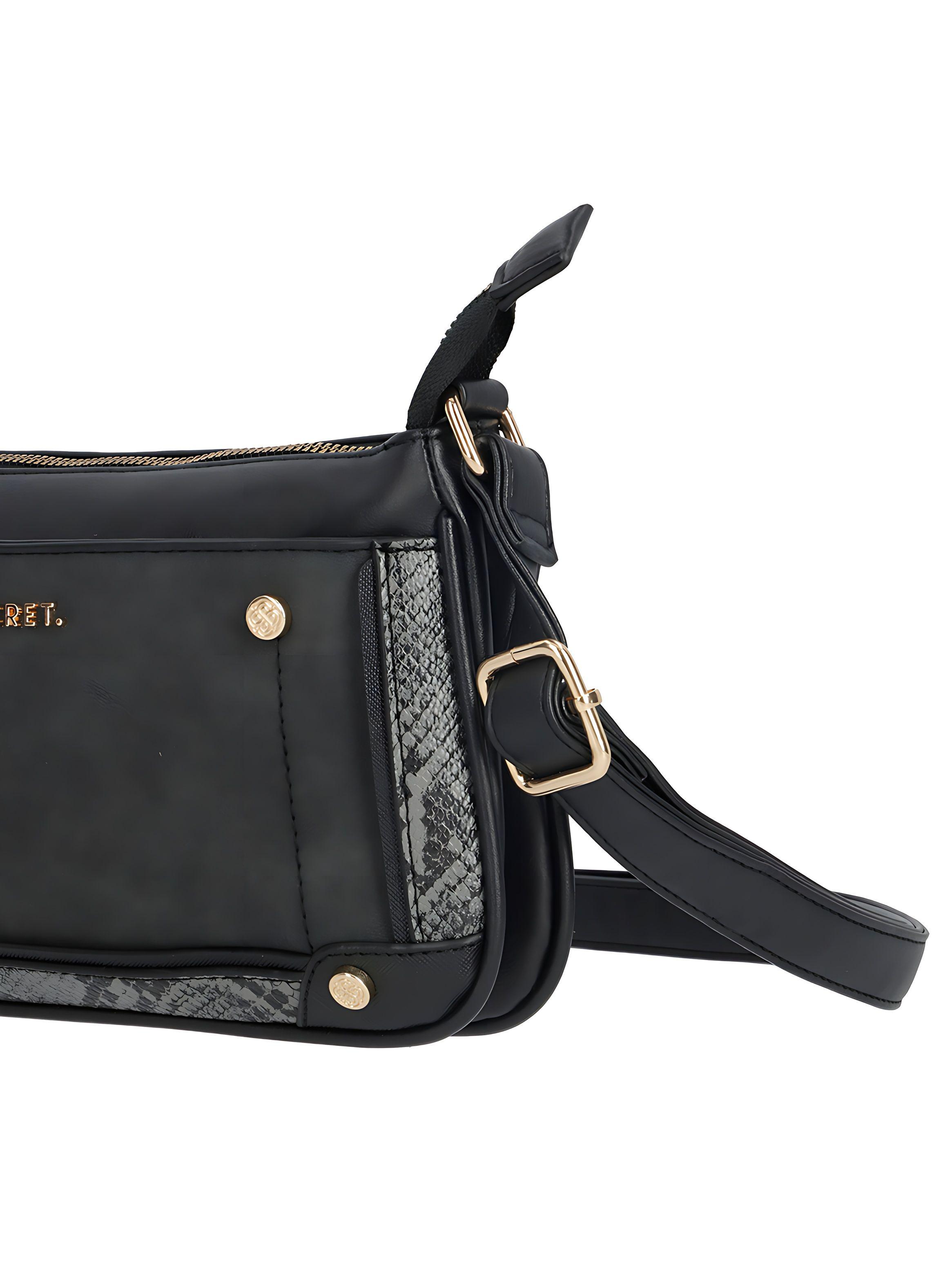 Bandolera Secret Melrose FW24 Negro S-4