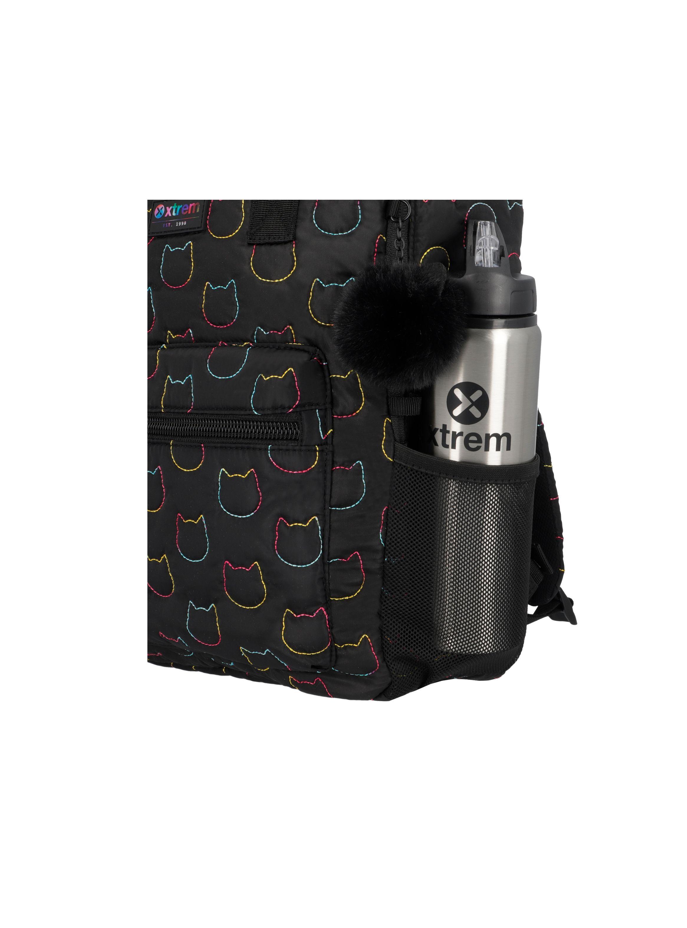 Mochila Notebook Xtrem Leia 4XT Cat Negro 15"-5