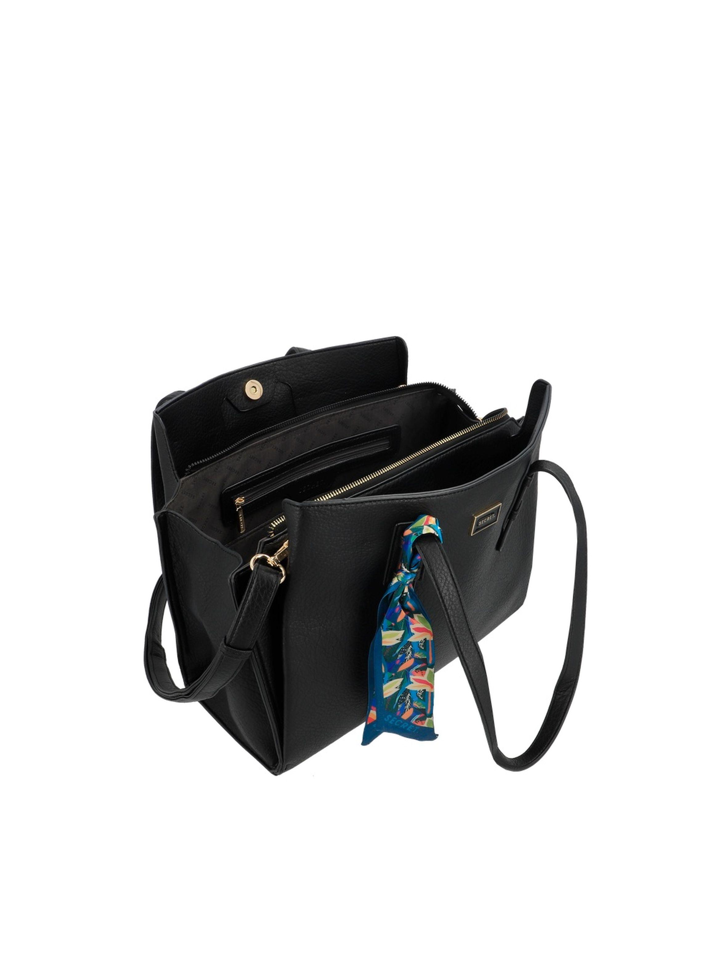 Cartera Tote Secret Albania SC6 L Negro-3