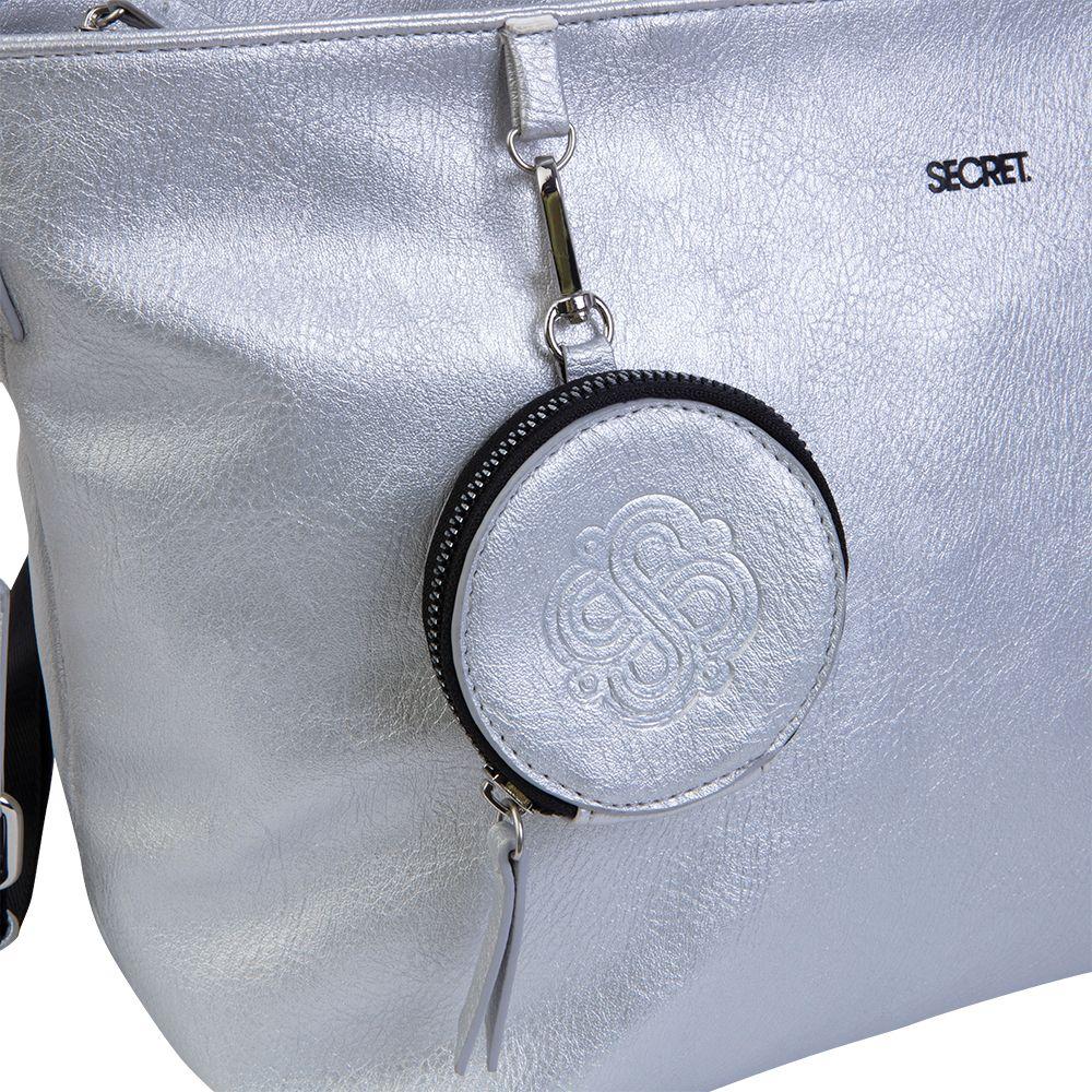 Cartera Austin Plateada Secret-8