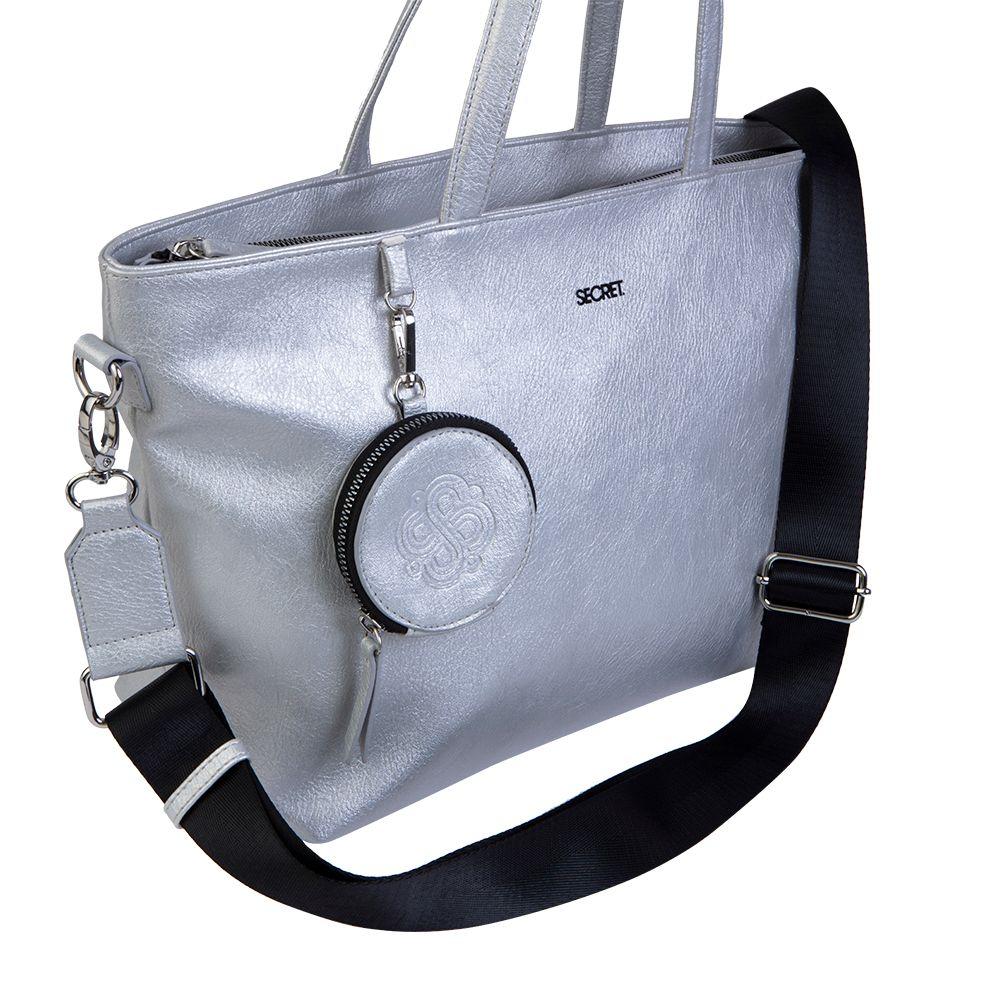 Cartera Austin Plateada Secret-9