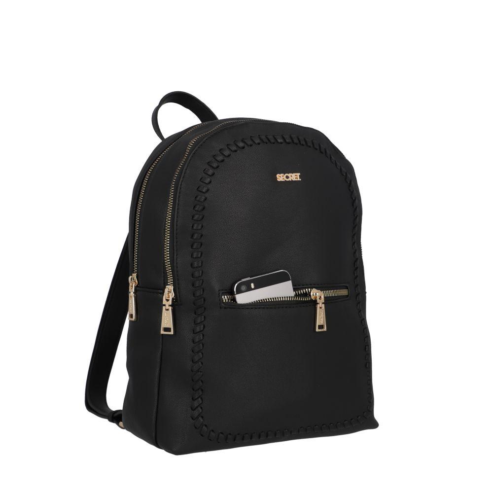 Mochila Niza Casual Negro Secret L-6