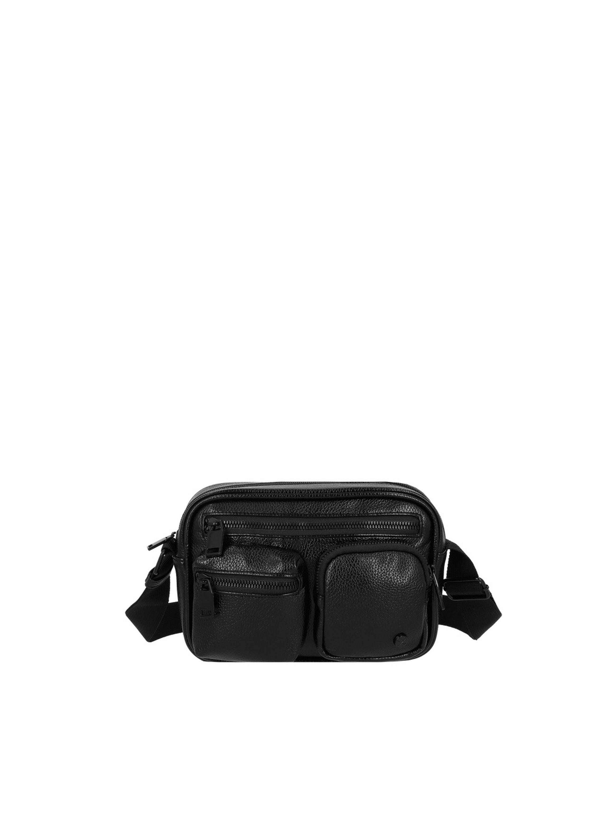 Cartera Bandolera Xtrem Hazel 3XT Pequeña Negra Brillante-0