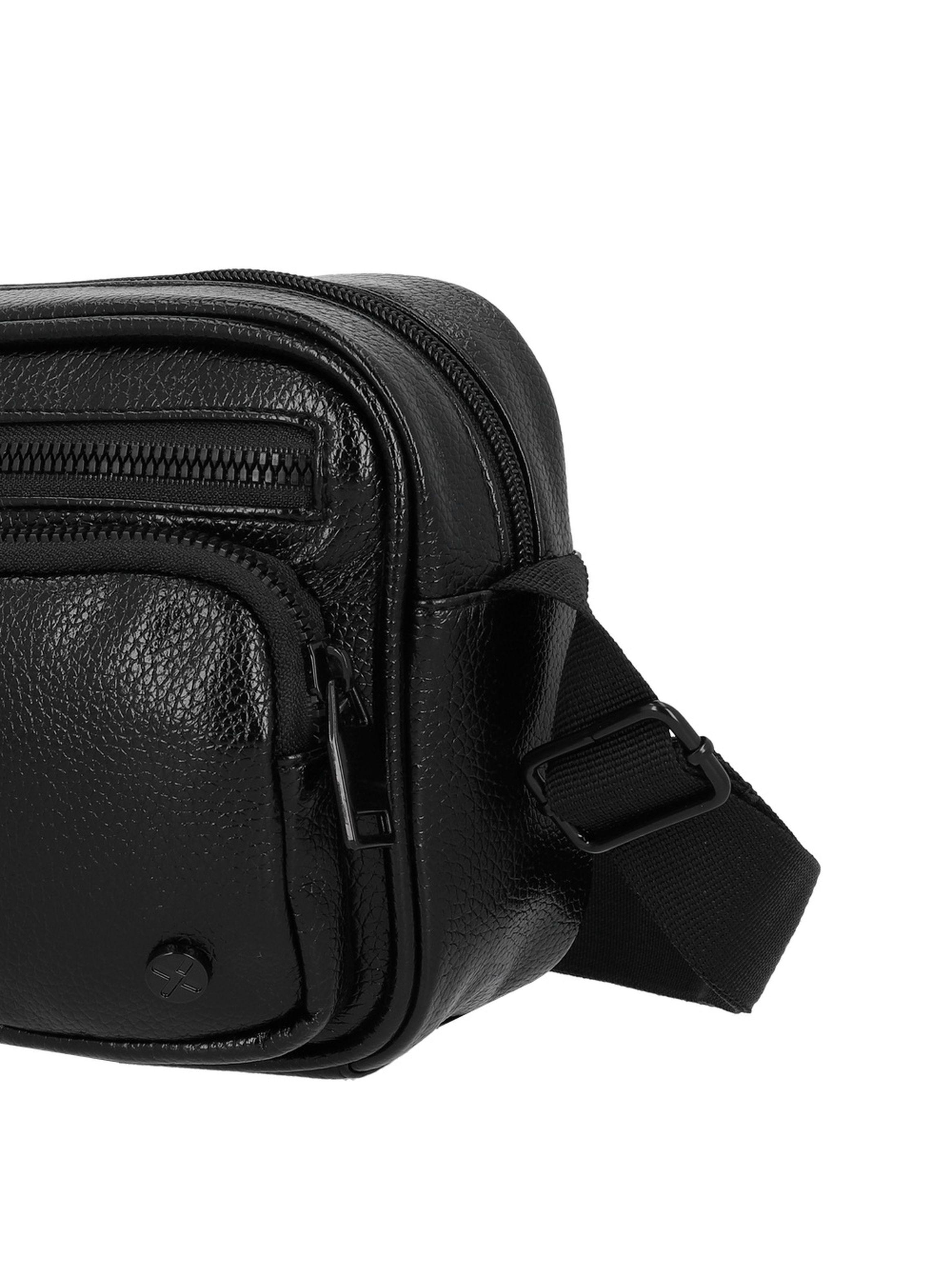 Cartera Bandolera Xtrem Hazel 3XT Pequeña Negra Brillante-5