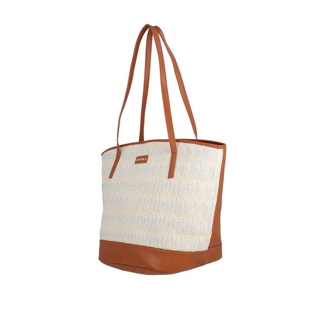 Cartera Tote Bag Secret Santorini Beige L-1