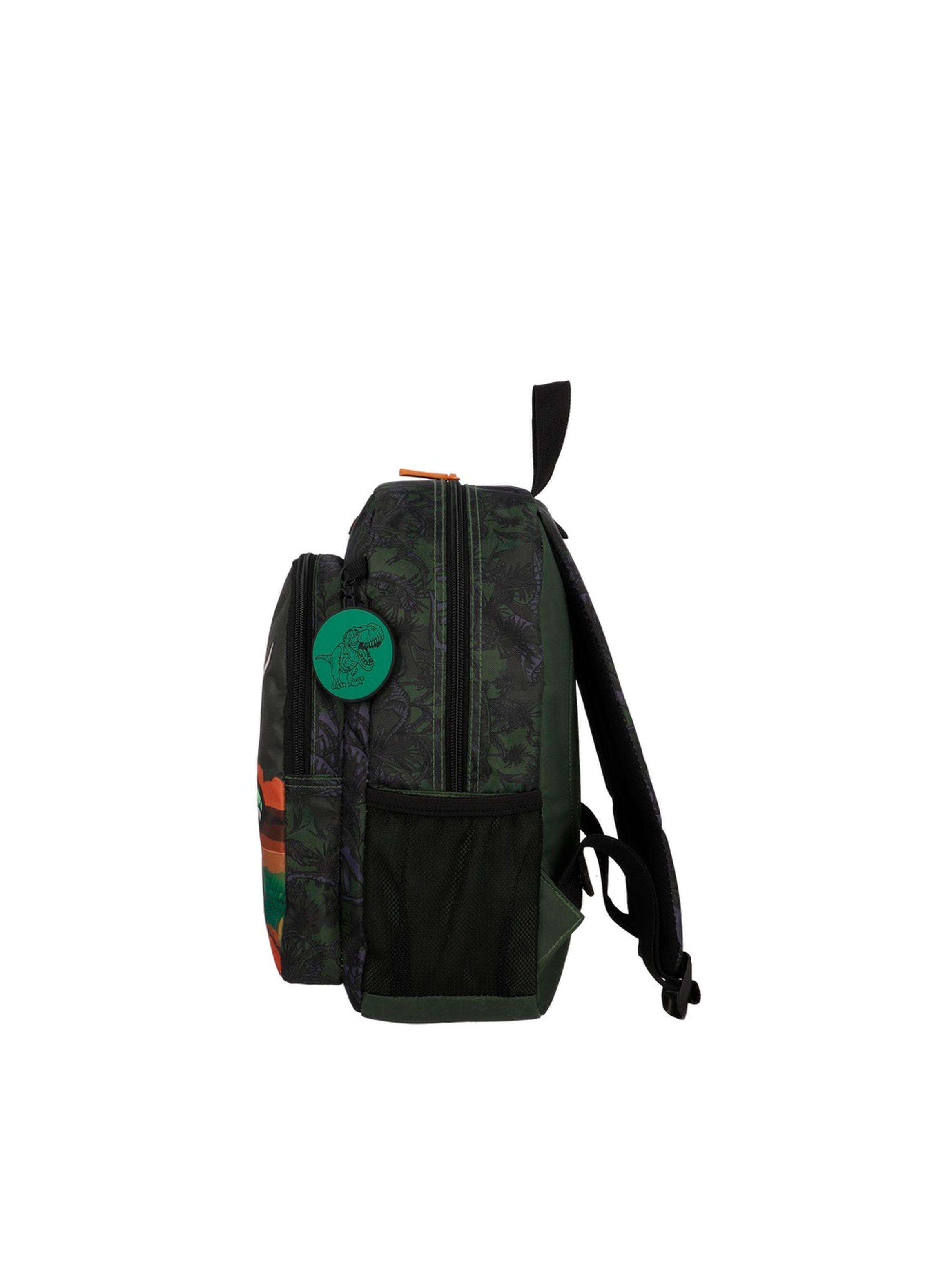 Mochila Xtrem Kinder 6XT Dino Verde Oliva-4