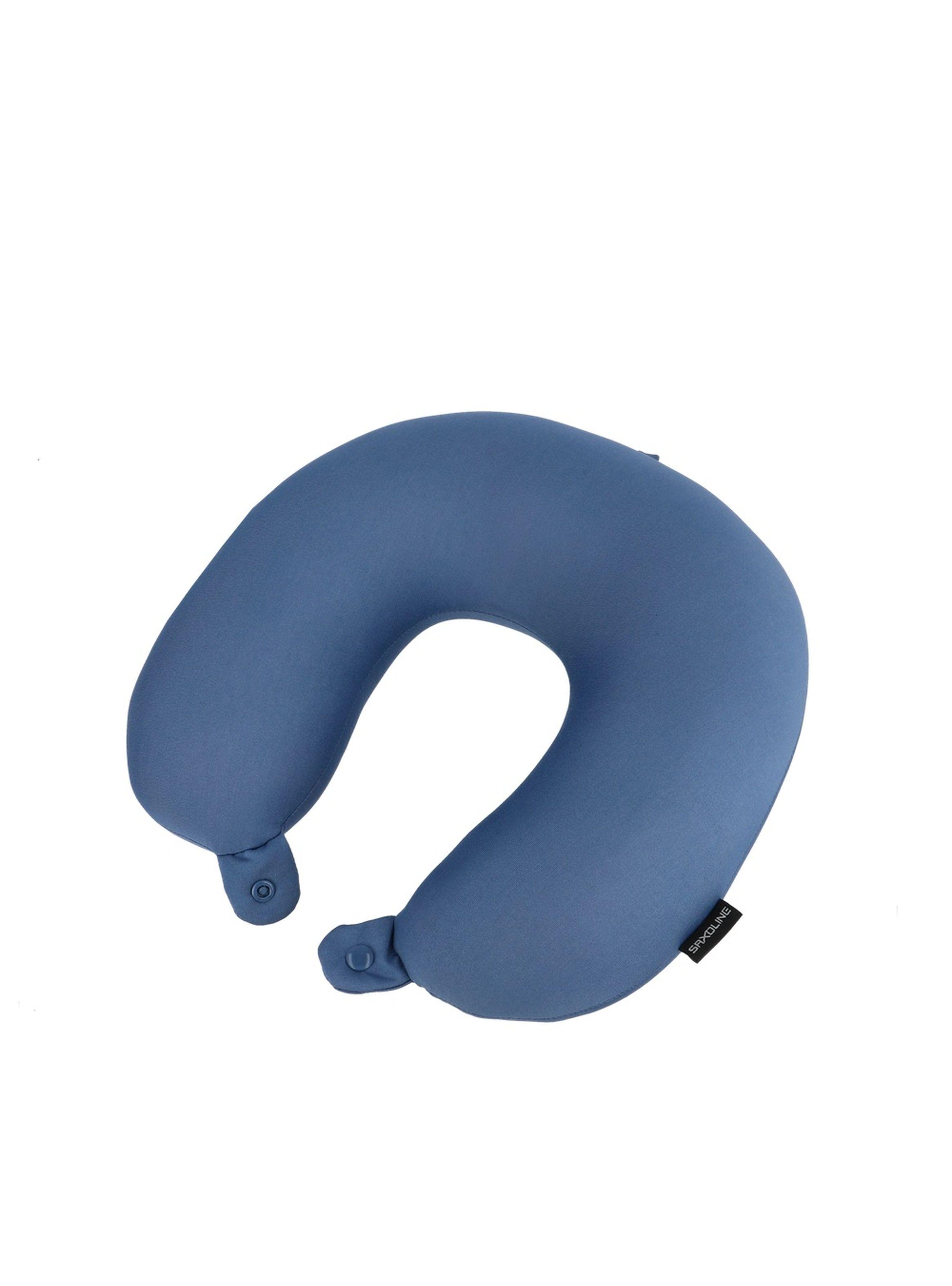 Almohada Cervical Inteligente para Viaje Saxoline Azul-2