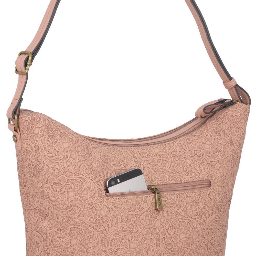 Cartera Mumbai Casual Rosado Secret L-17