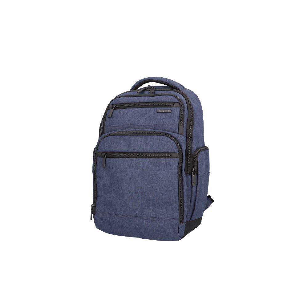 Mochila Banker 802 Business Azul melange Saxoline-1