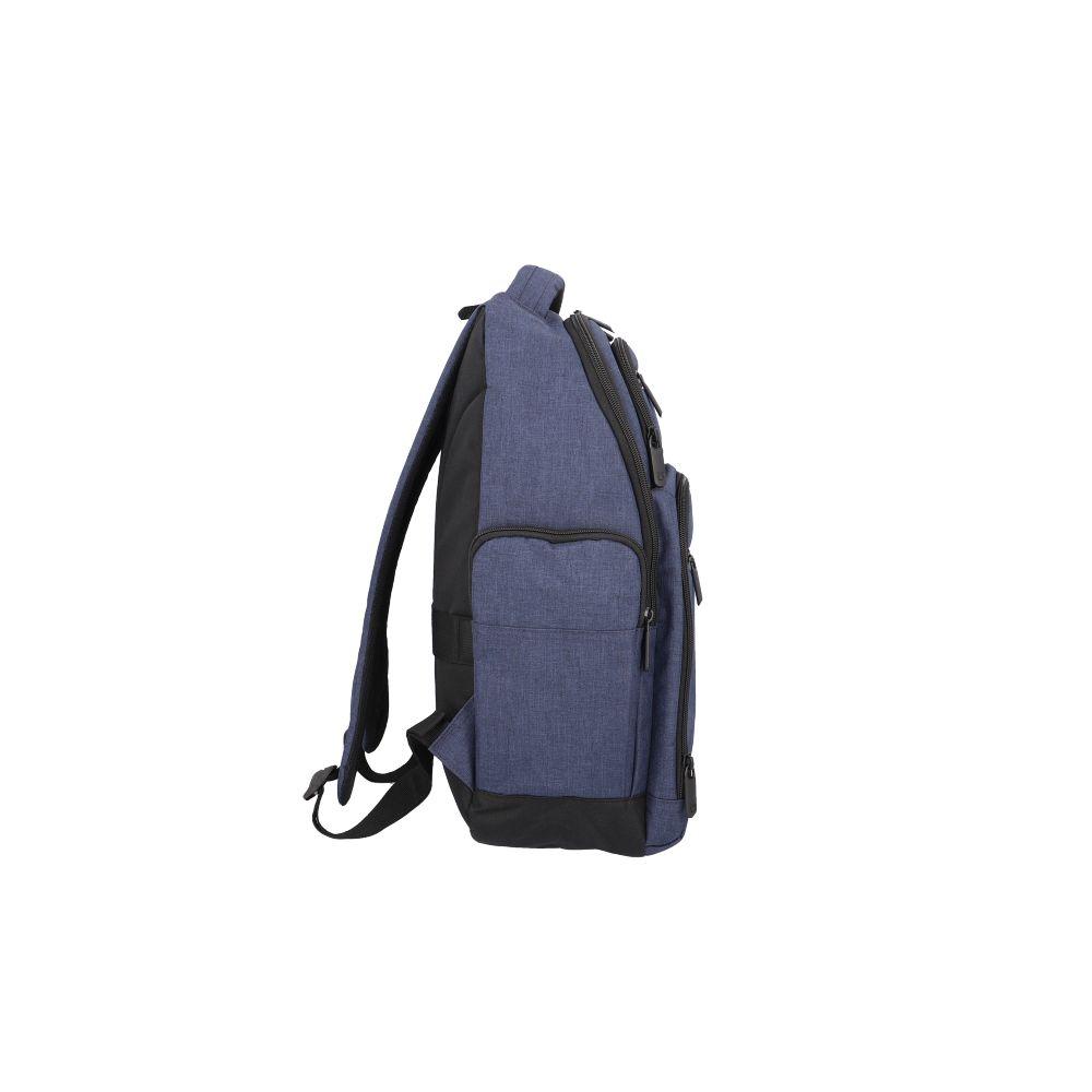 Mochila Banker 802 Business Azul melange Saxoline-3