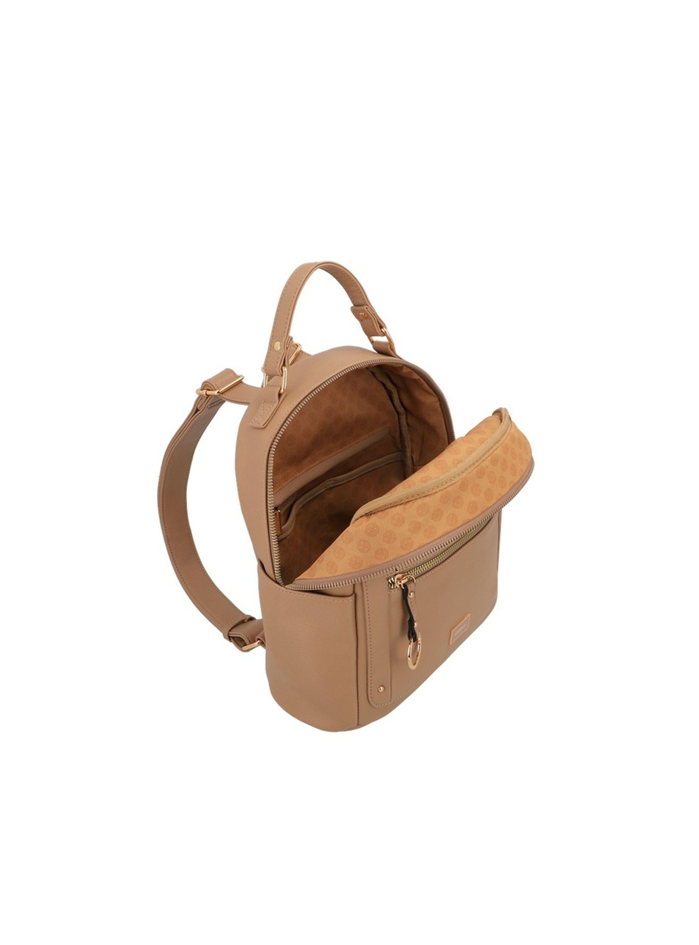 Mochila Secret Lourdes FW25 M Tostado-3