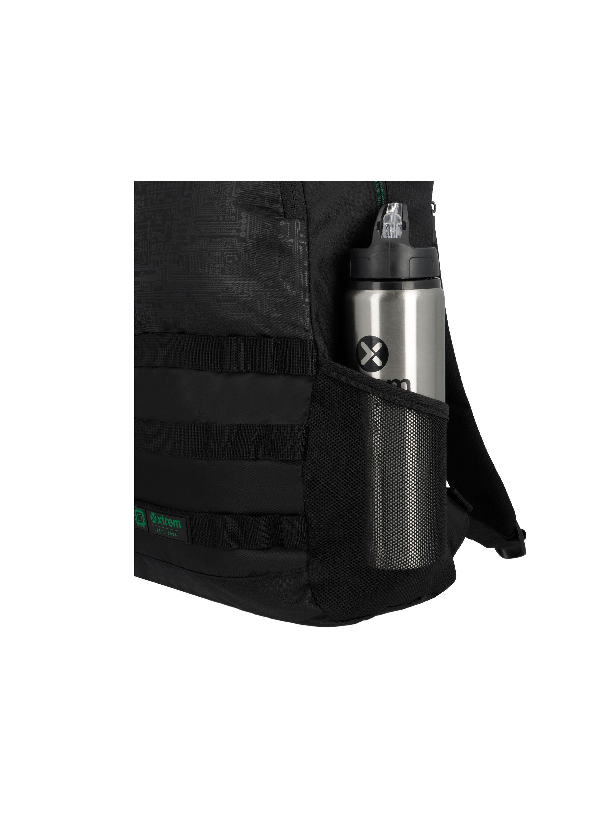 Mochila Notebook Xtrem Clinton 4XT Negro/Verde 15"-5