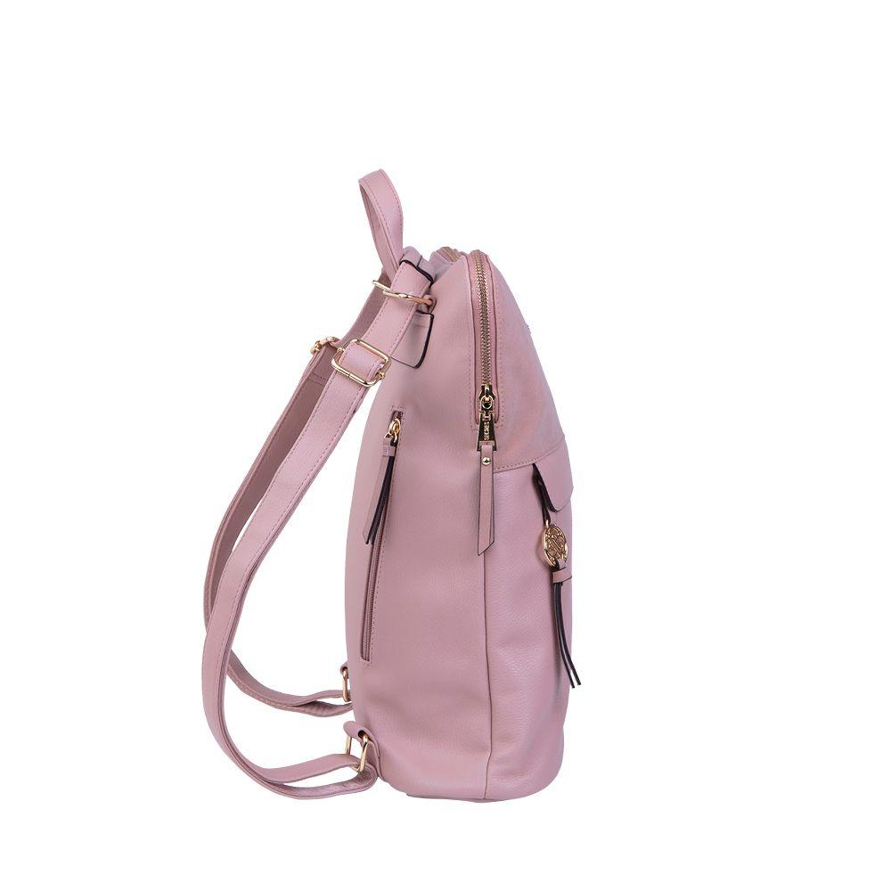 Mochila Lourdes Rosada Secret-5