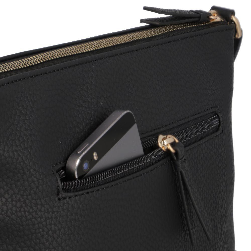 Cartera Lisboa Casual Negro Secret S-8