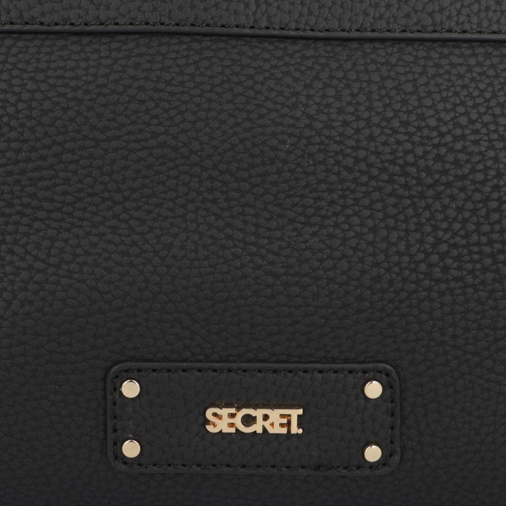 Cartera Lisboa Casual Negro Secret S-7