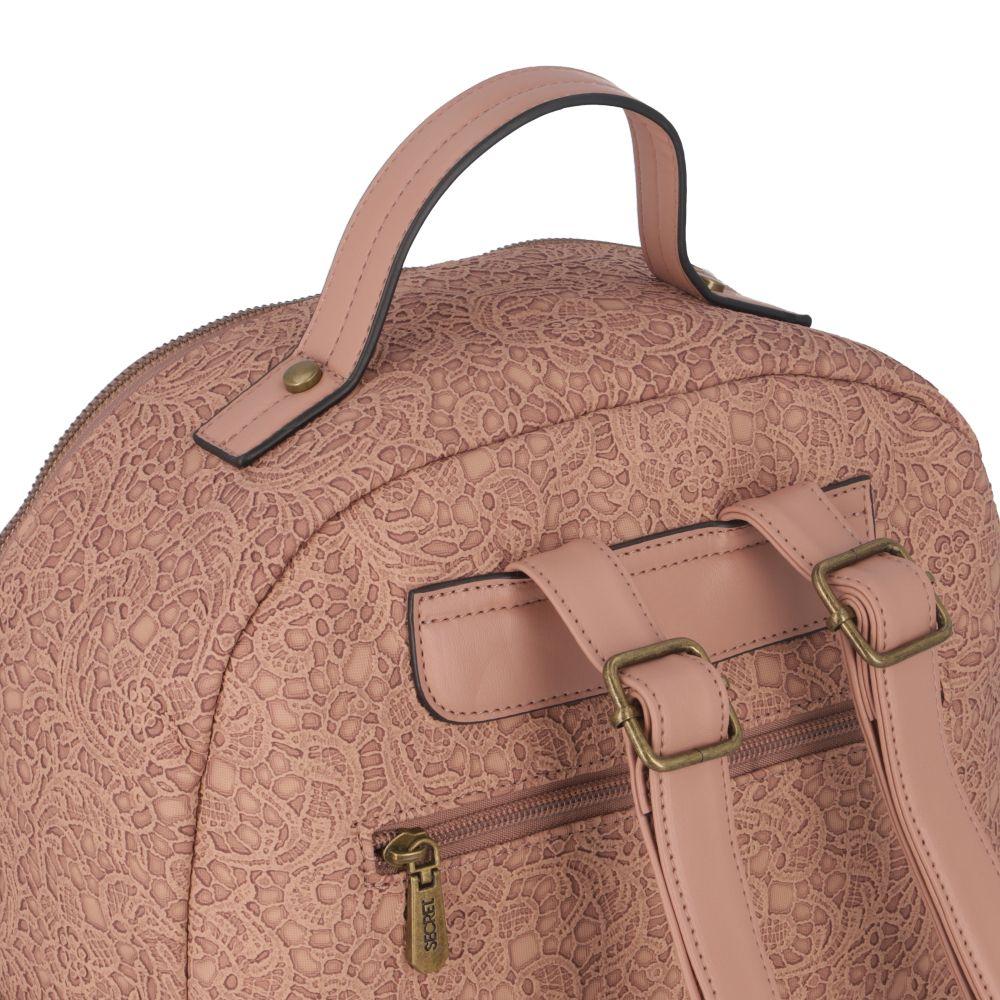 Mochila Mumbai Casual Rosado Secret L-13