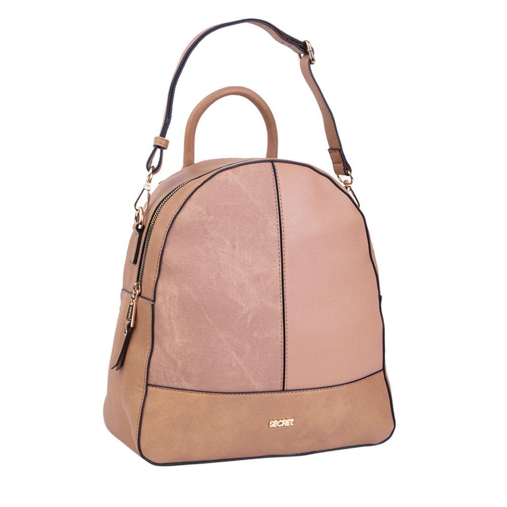 Mochila Ferrara Beige Secret-8