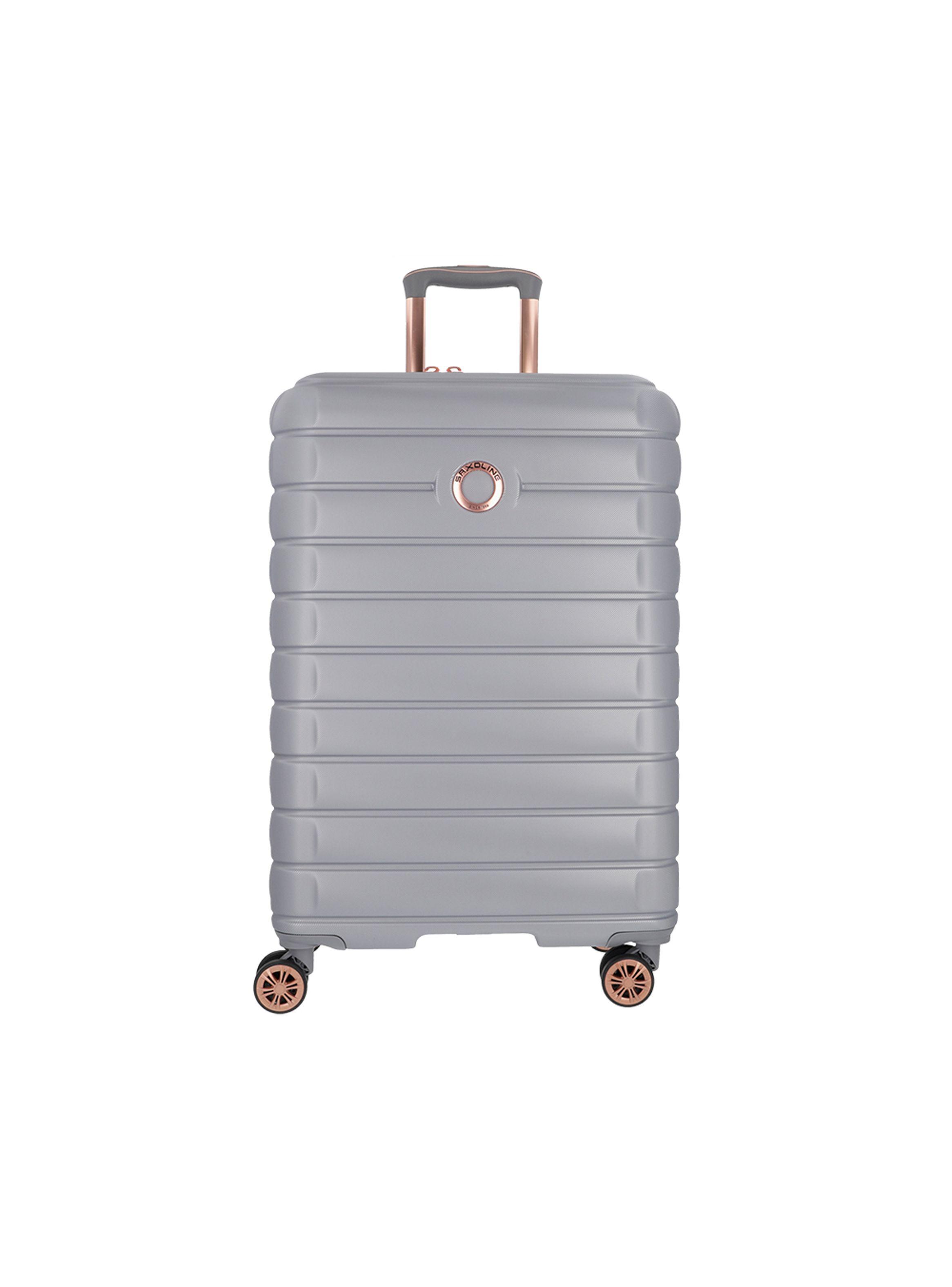 Maleta Mediana Saxoline Spinwave Gris-0