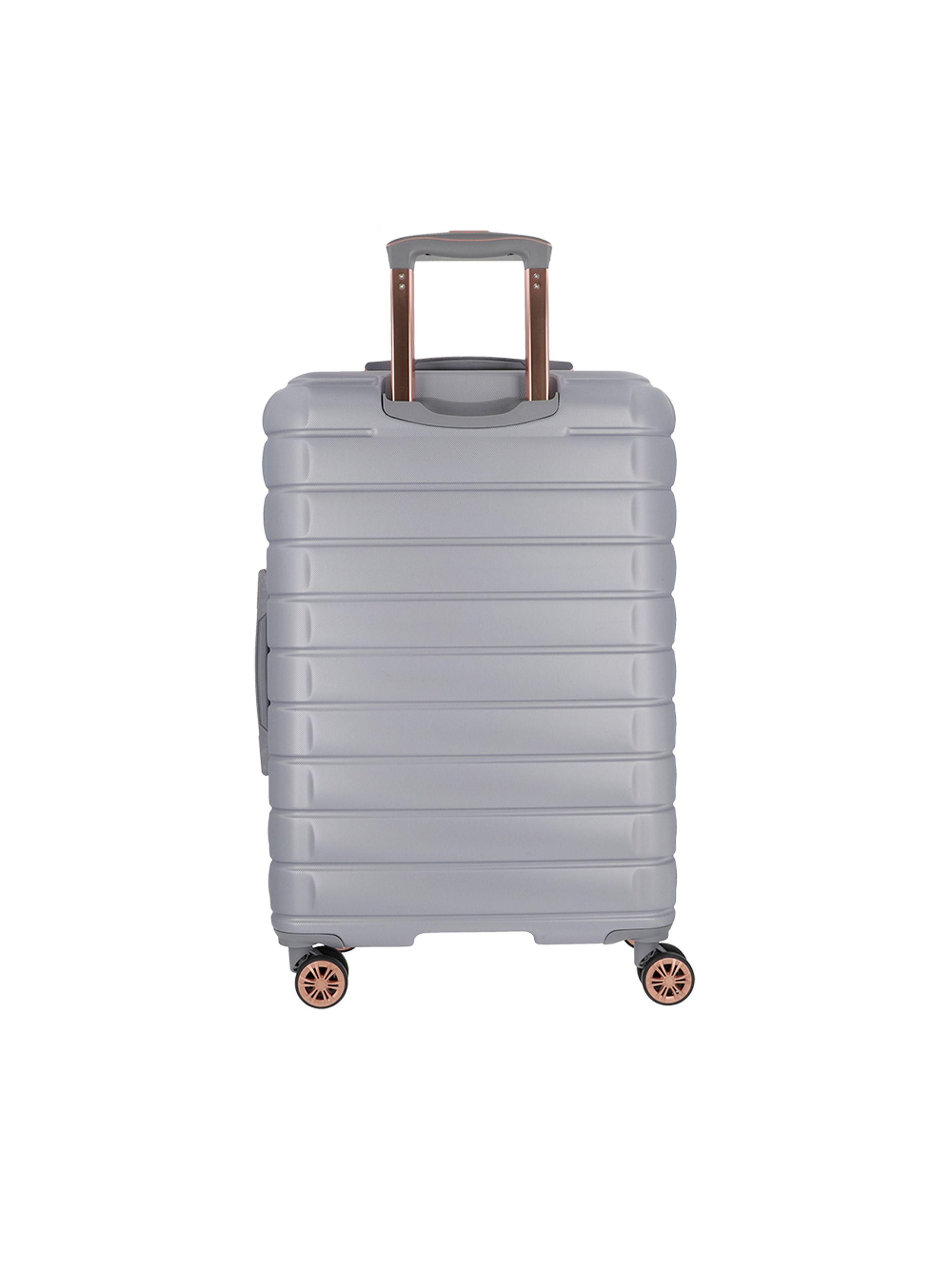 Maleta Mediana Saxoline Spinwave Gris-2