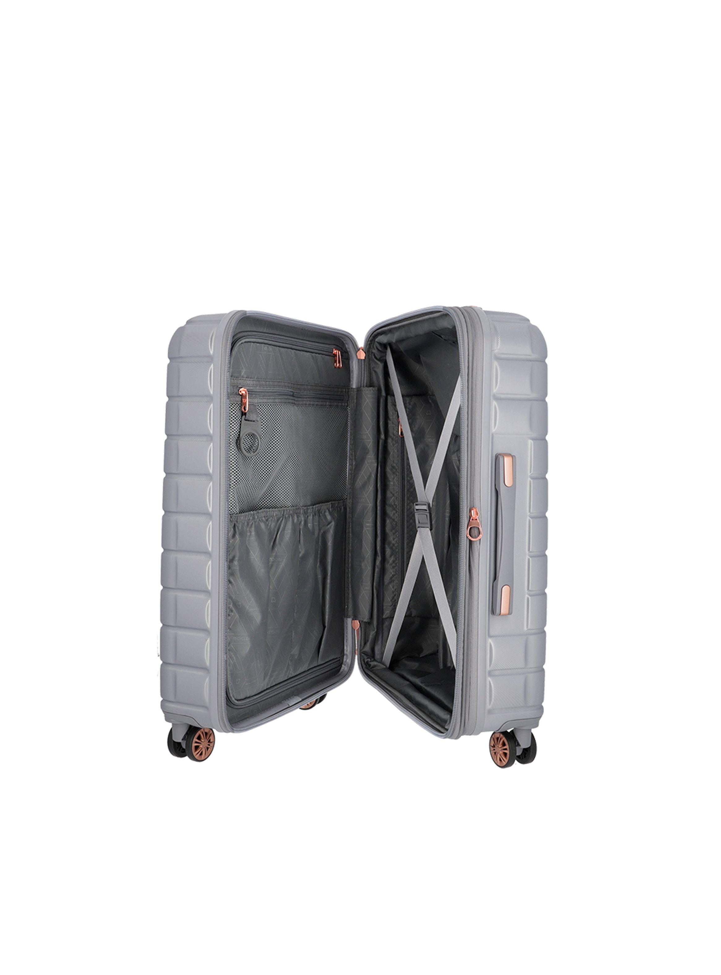 Maleta Mediana Saxoline Spinwave Gris-3