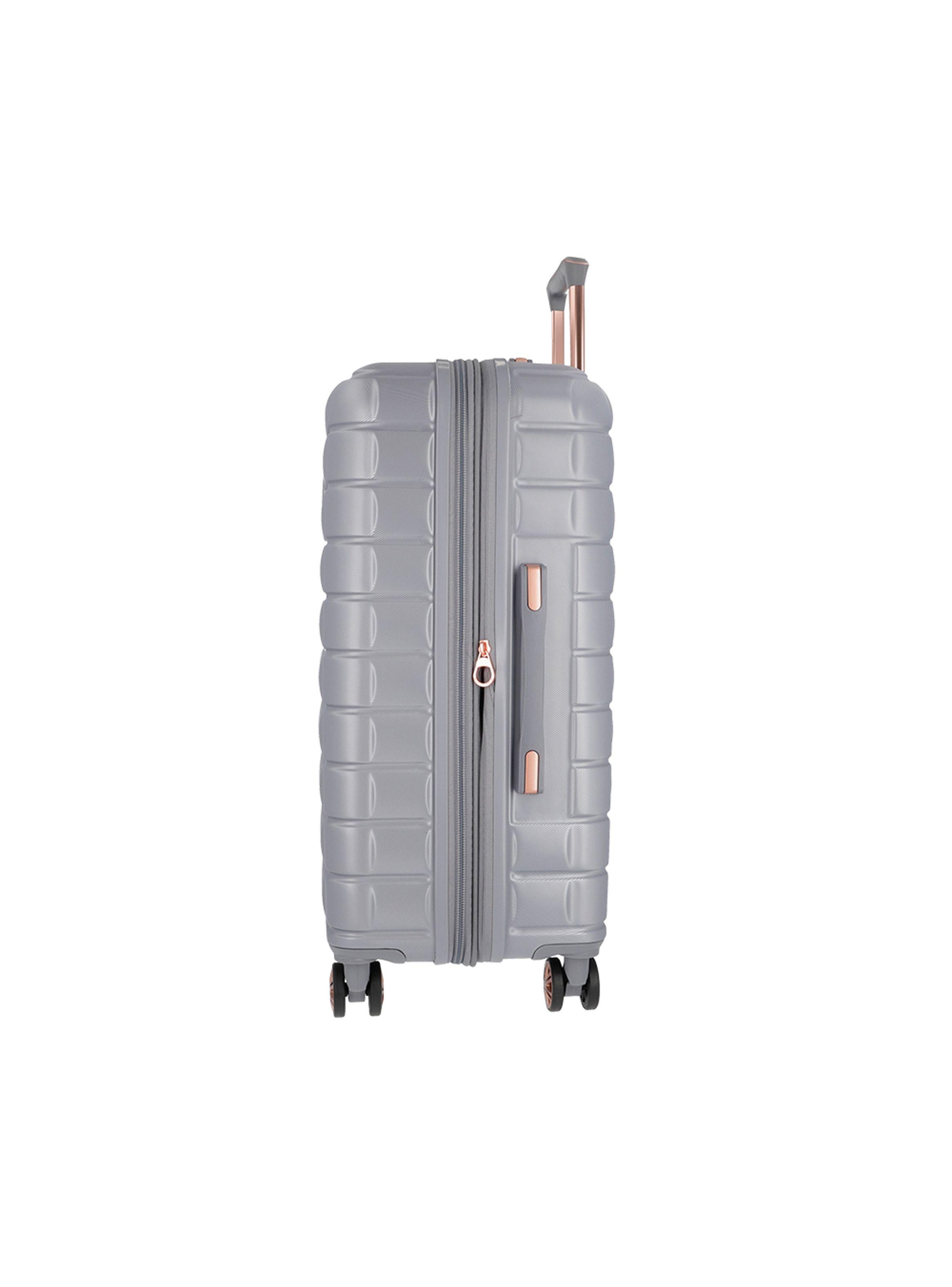 Maleta Mediana Saxoline Spinwave Gris-4