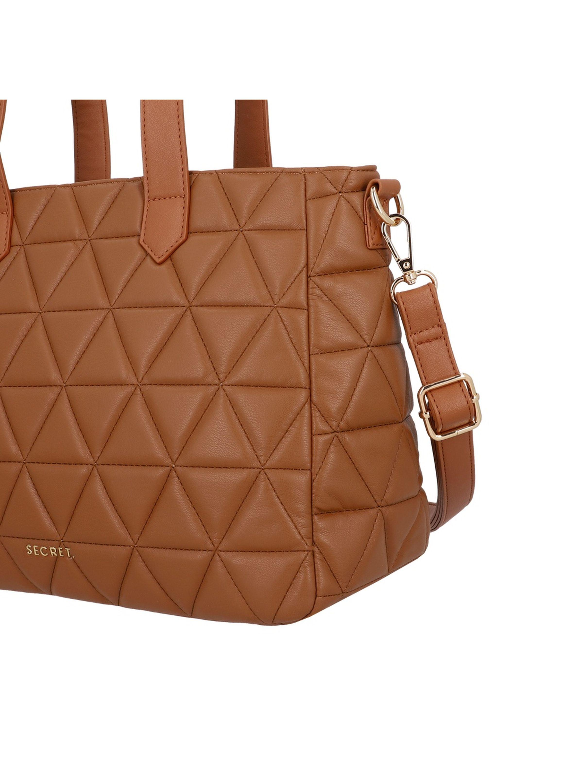 Cartera Tote Secret Catania ST6 L Café-5