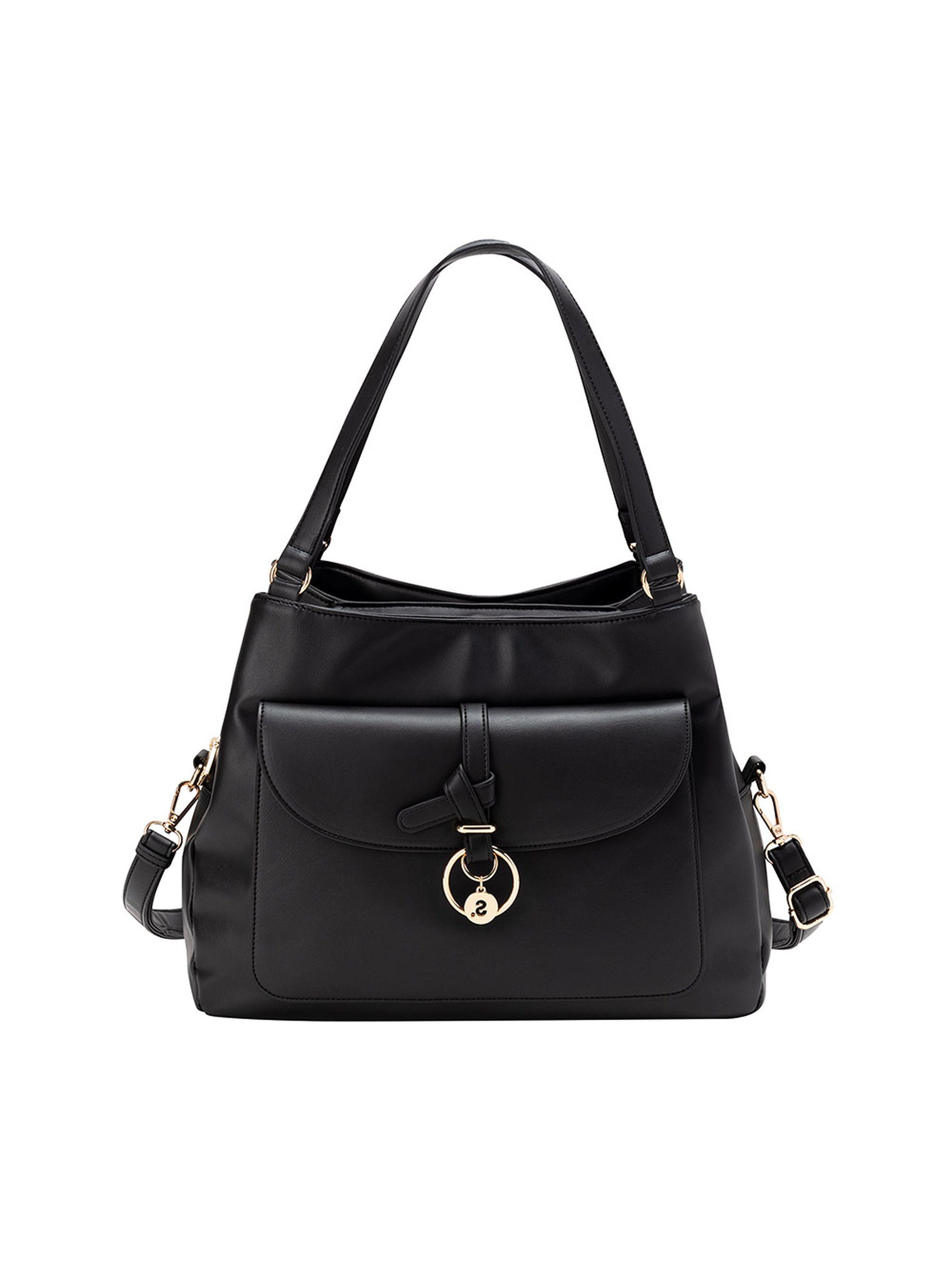 Cartera de hombro Secret Mantua FW24 Negro L-0