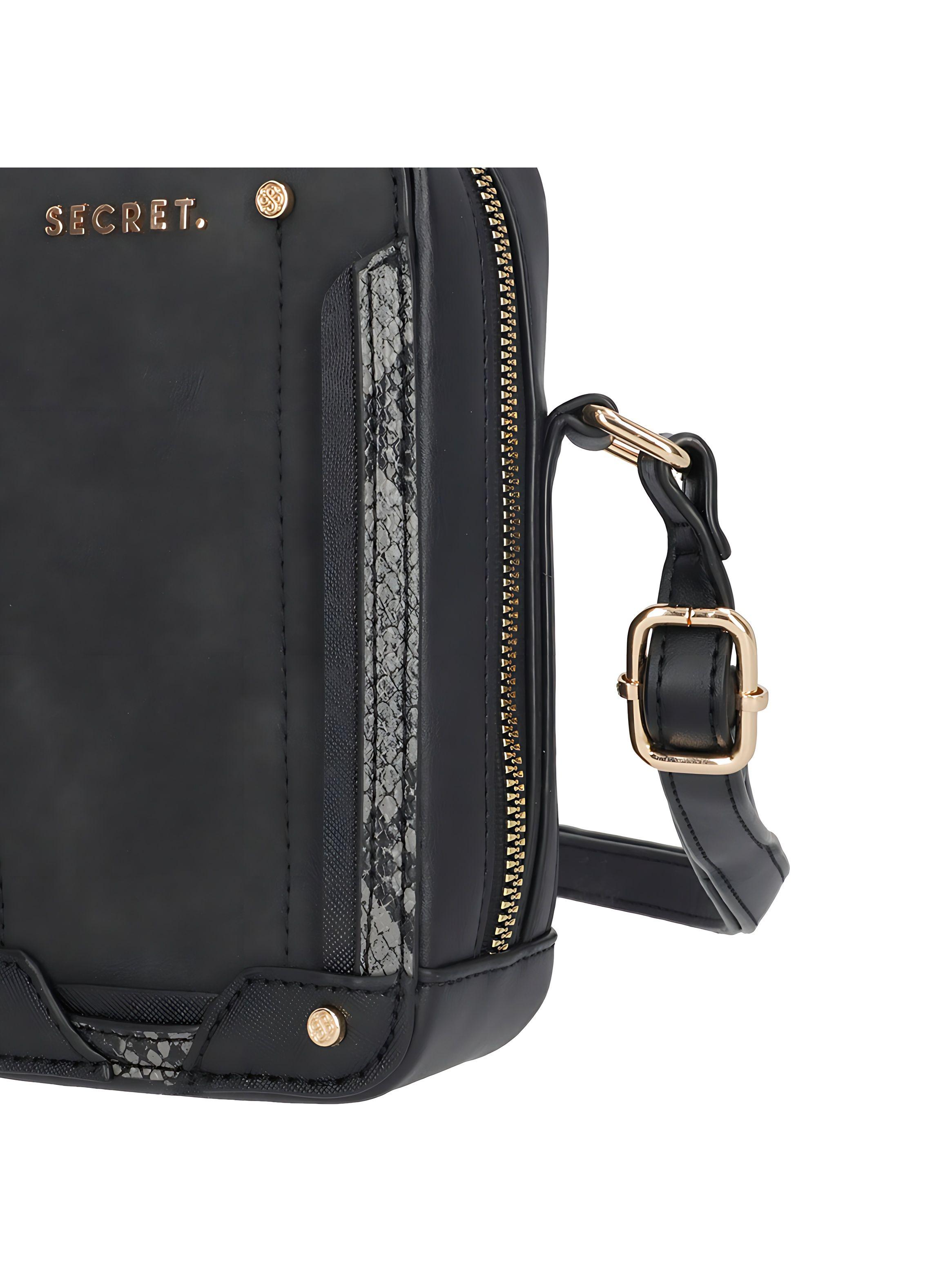 Portacelular Secret Melrose FW24 Negro L-4