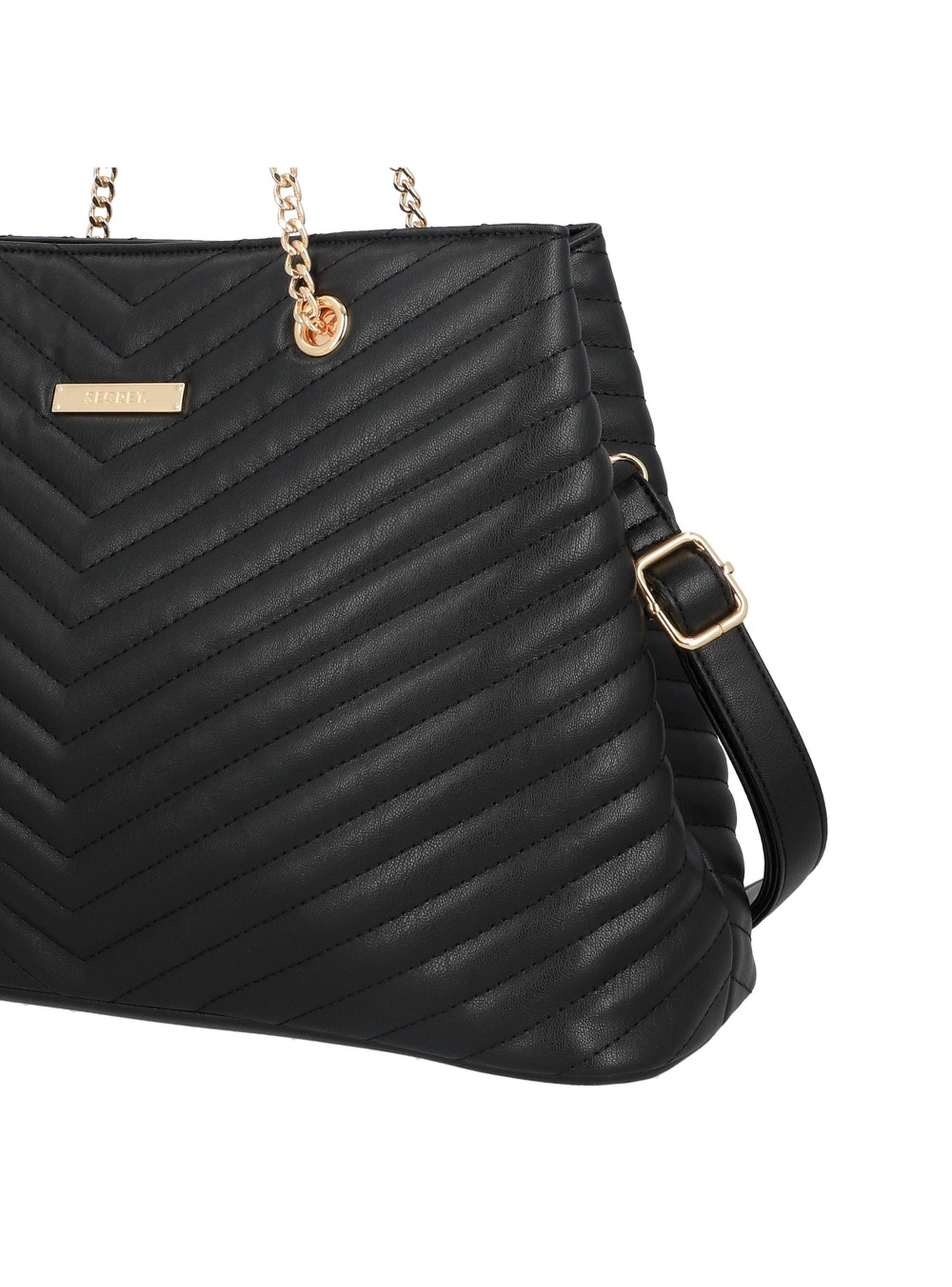 Cartera de hombro Secret Versalles FW25 L Negro-4