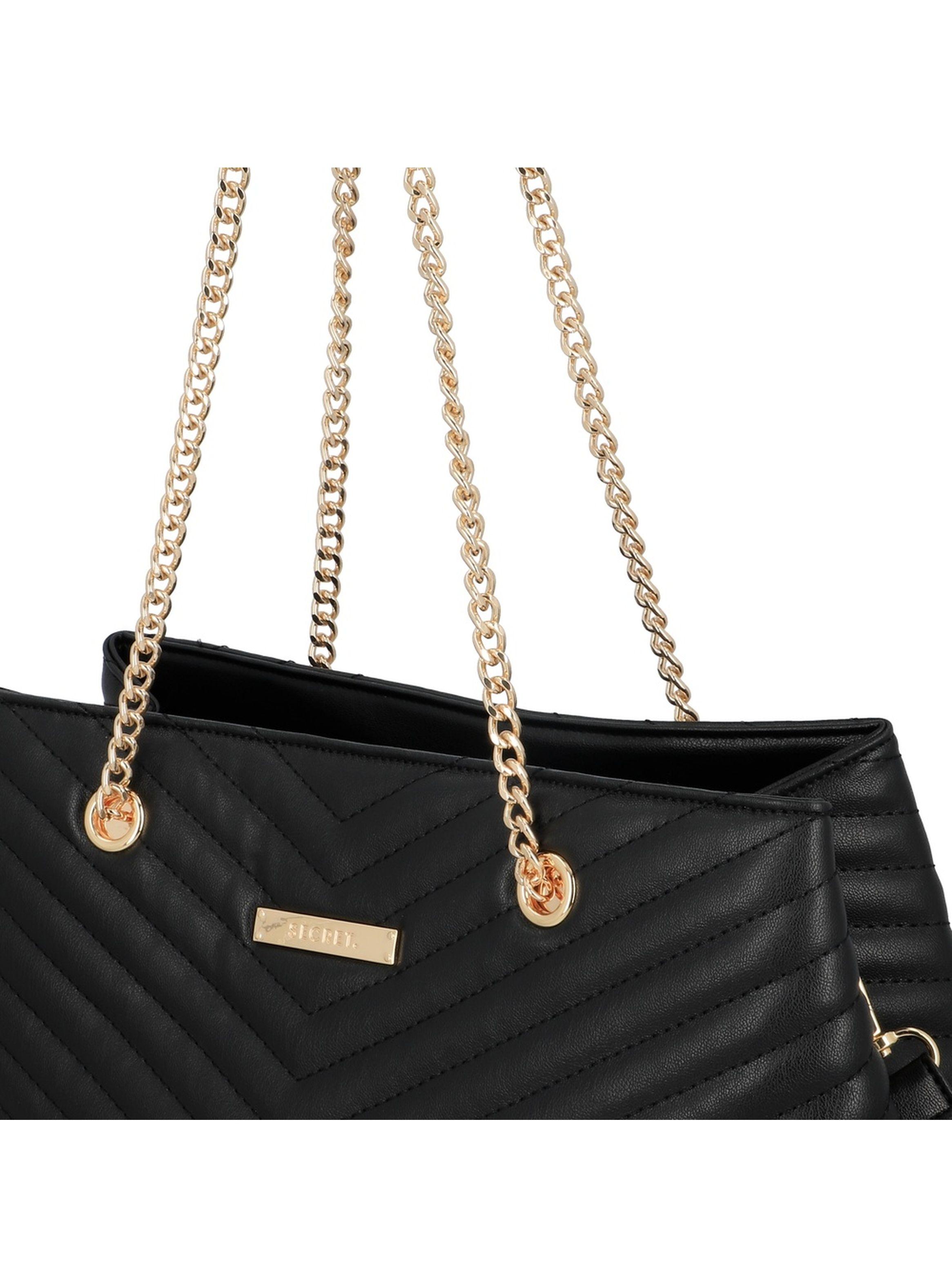 Cartera de hombro Secret Versalles FW25 L Negro-5