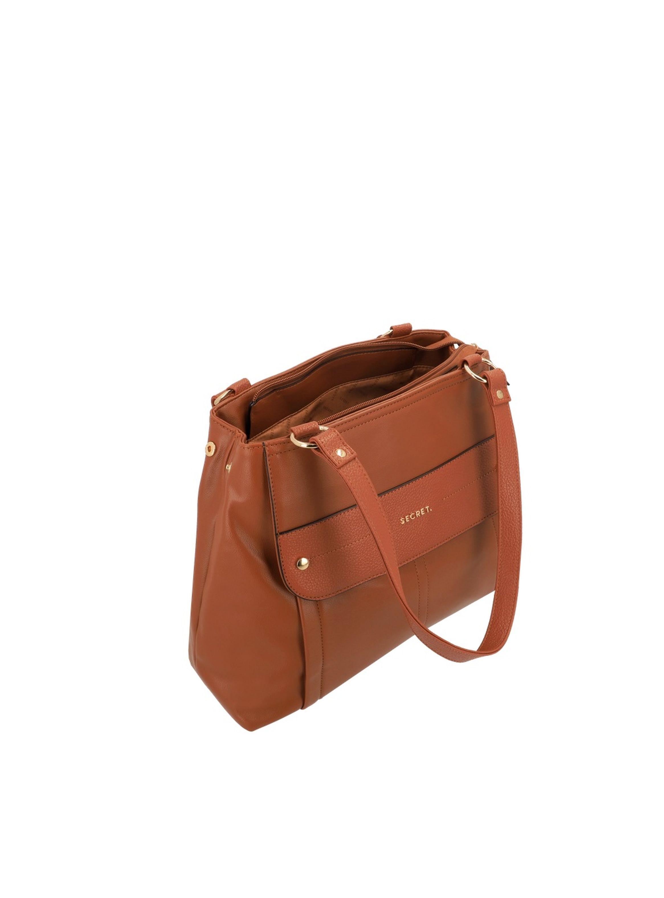 Cartera de hombro Secret Melbourne SC6 L Café-3