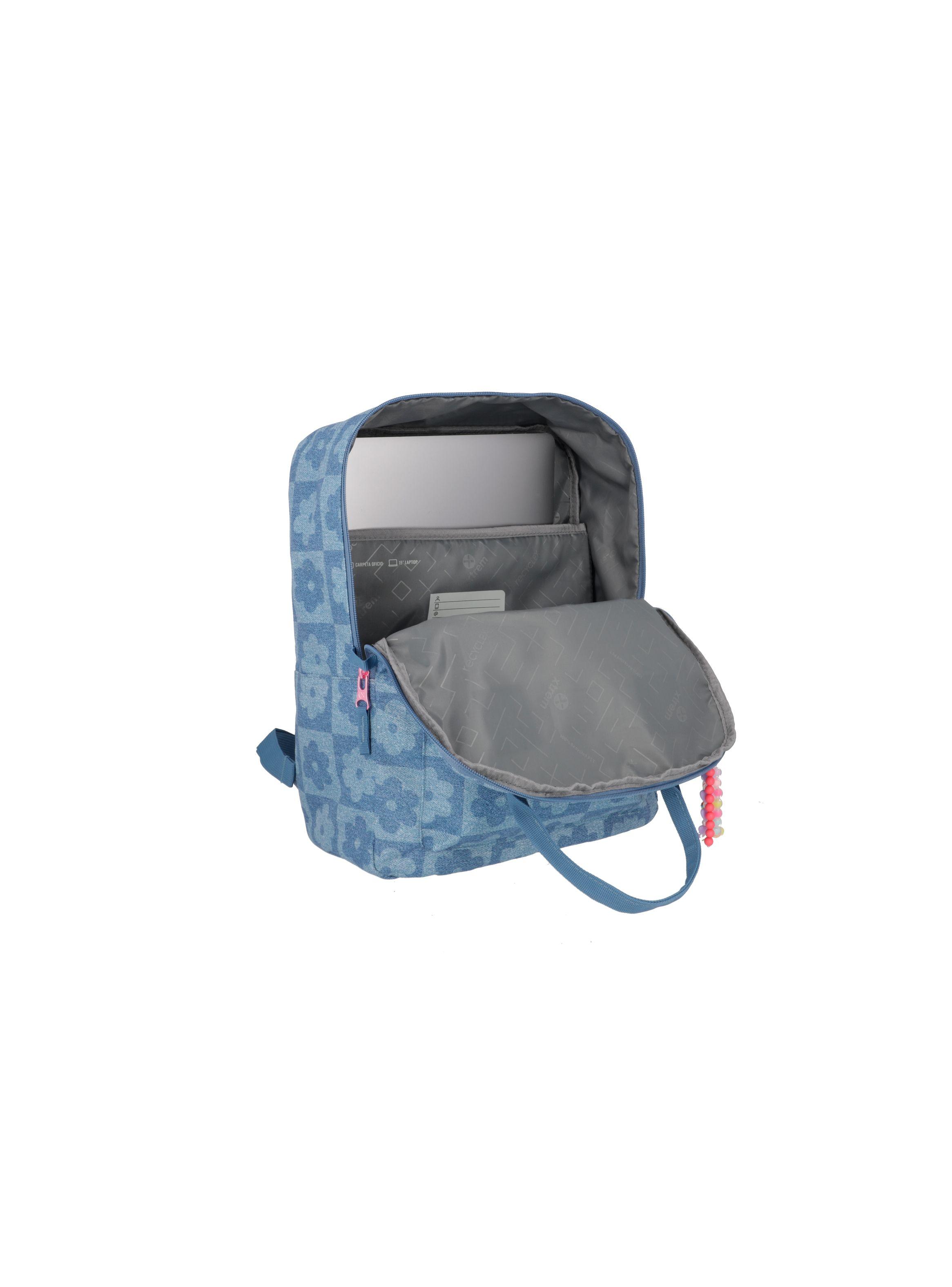 Mochila Notebook Xtrem Leia 4XT Azul 15"-3