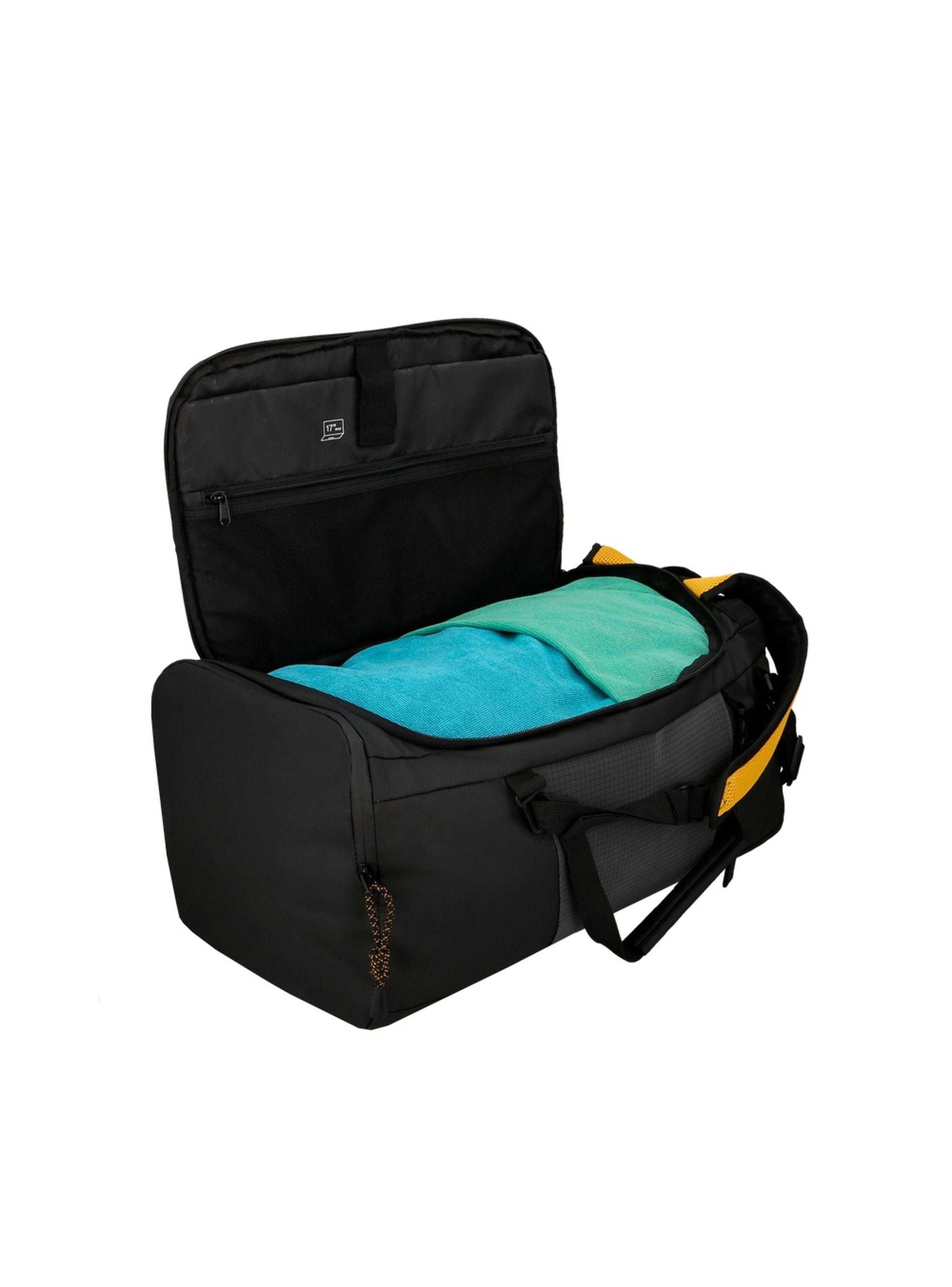 Bolso Deportivo Xtrem Mountain 3XT Negro/Amarillo L-3