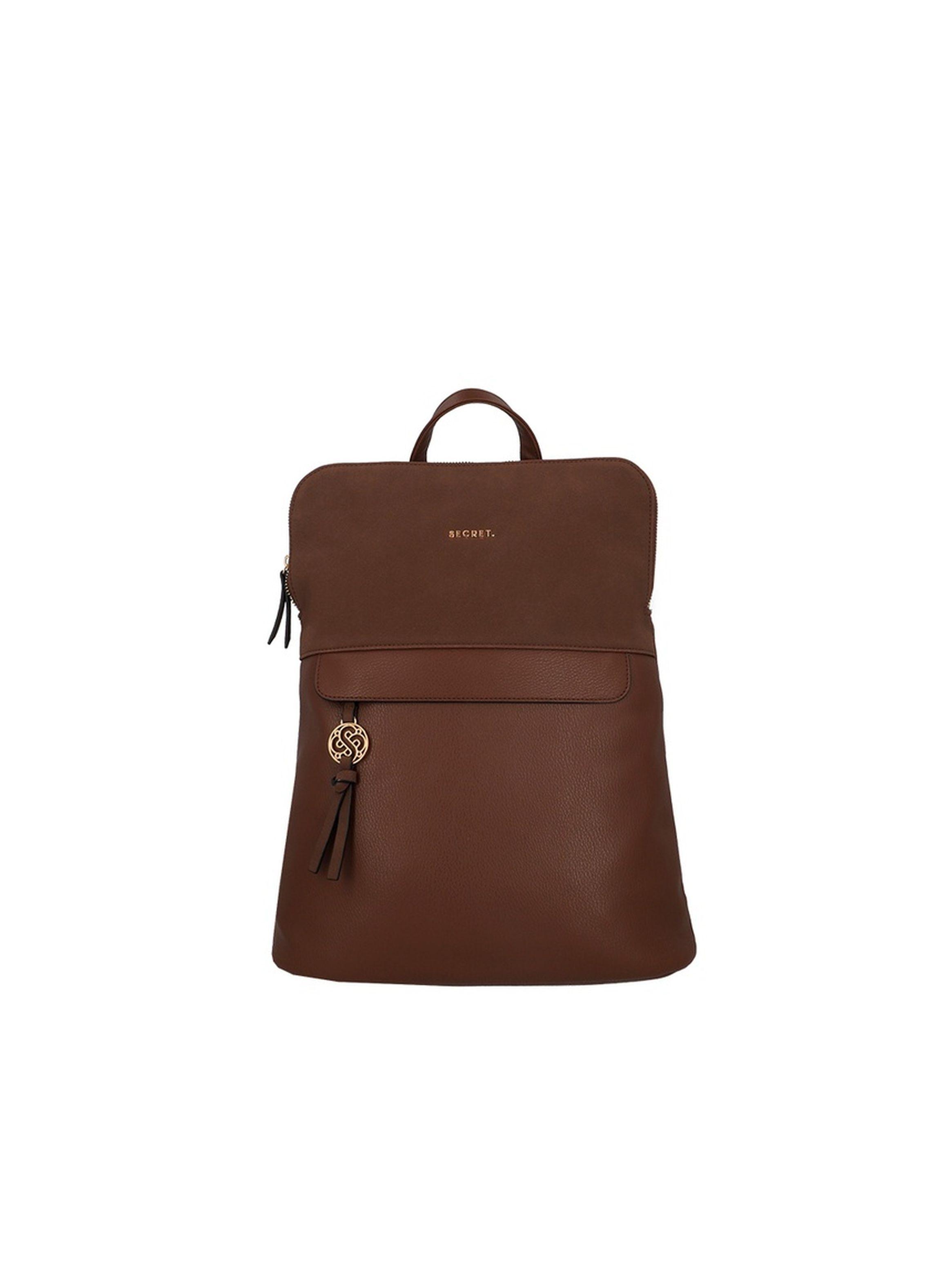Mochila Notebook Secret Laurens FW25 Café 15"-0