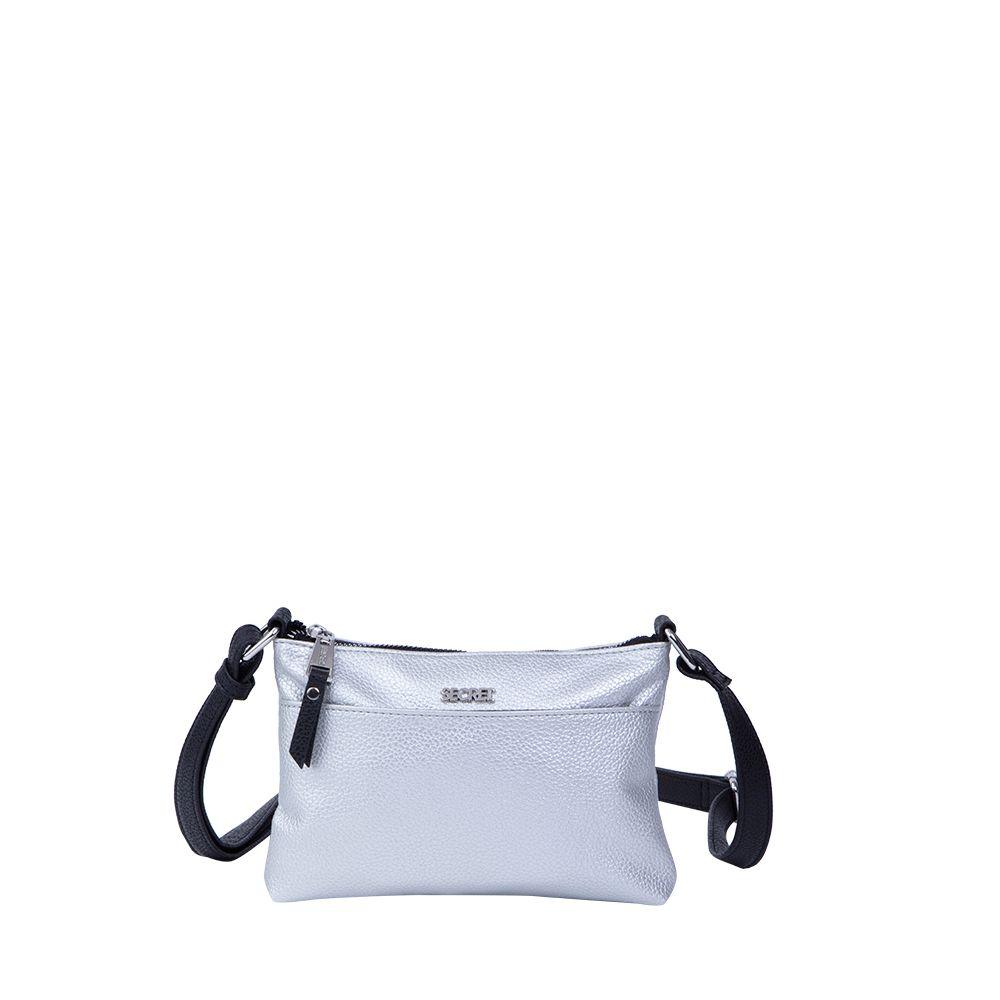 Cartera Amsterdam Plateada Secret-0