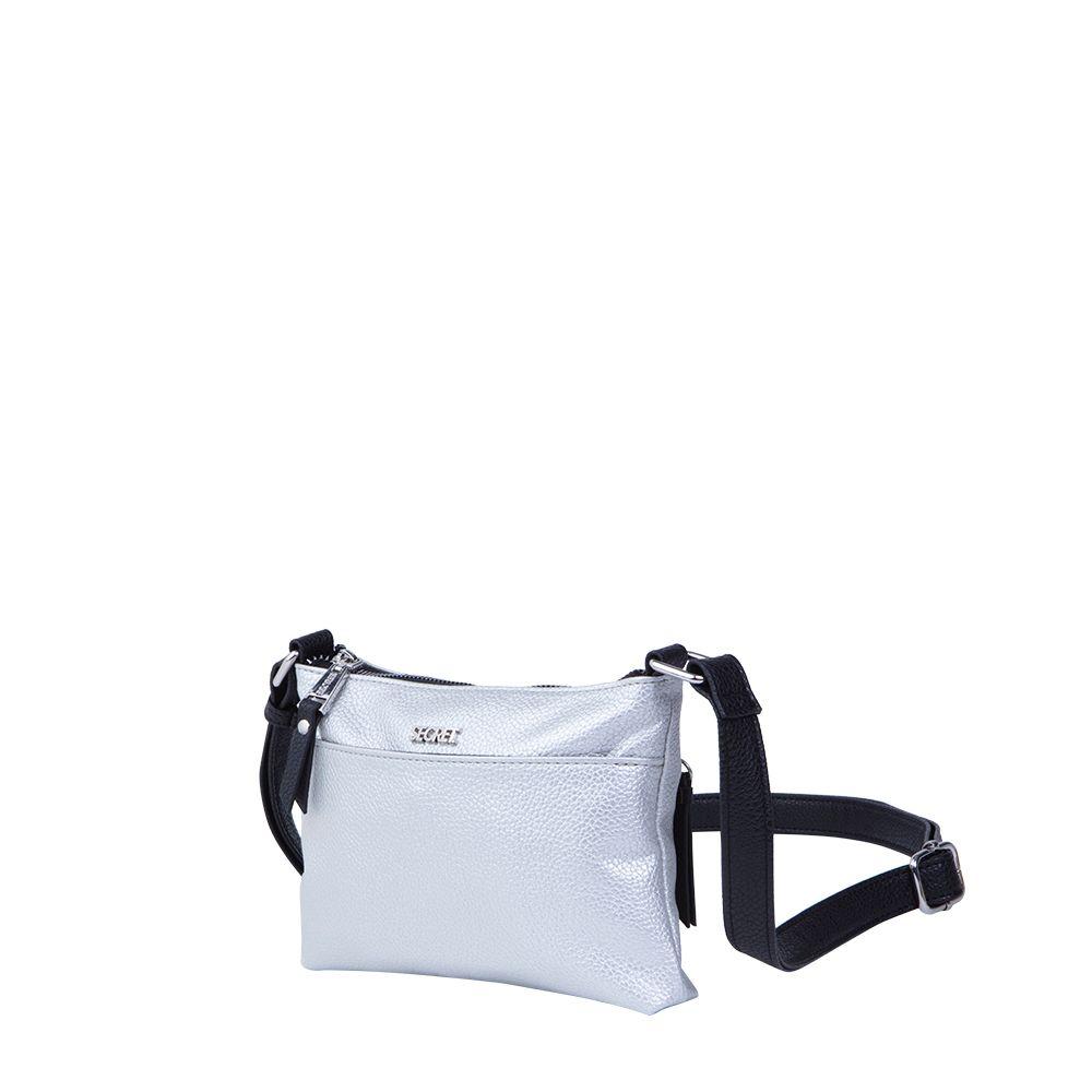 Cartera Amsterdam Plateada Secret-1