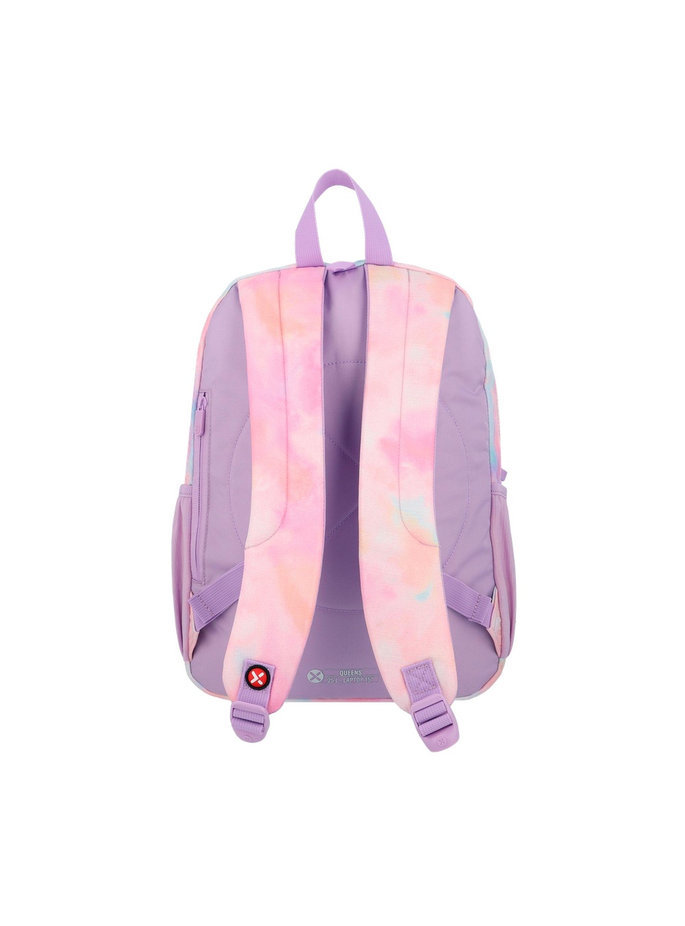 Mochila Notebook Xtrem Queens 6XT Rosado/Multicolor 15"-2